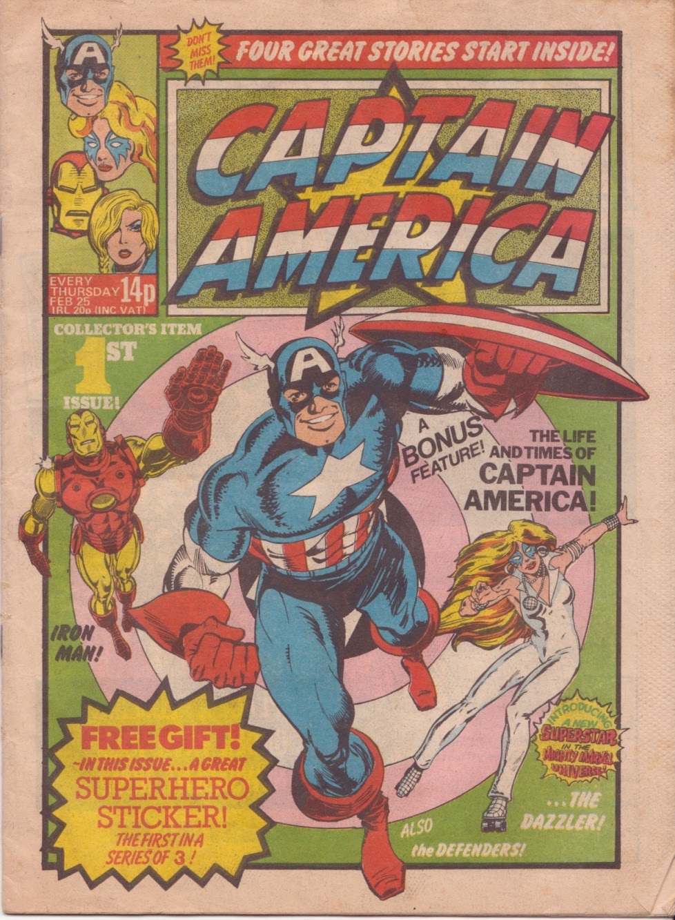 Read online Captain America (1981) comic -  Issue #1 - 1