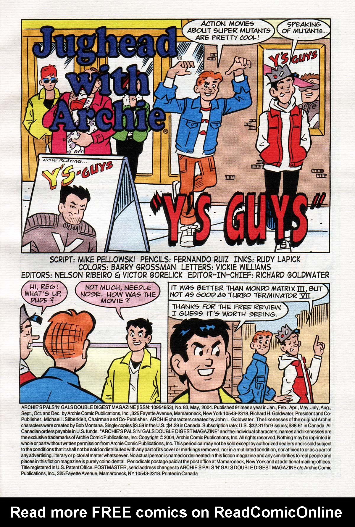 Read online Archie's Pals 'n' Gals Double Digest Magazine comic -  Issue #83 - 2