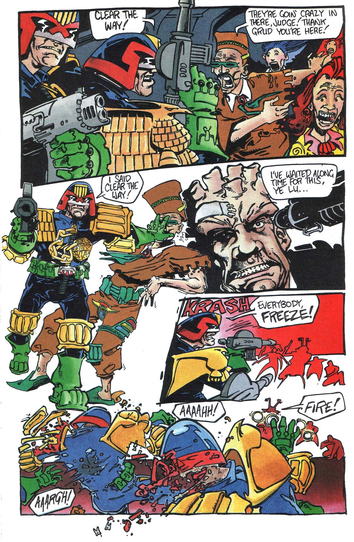 Read online Judge Dredd: The Megazine comic -  Issue #20 - 21