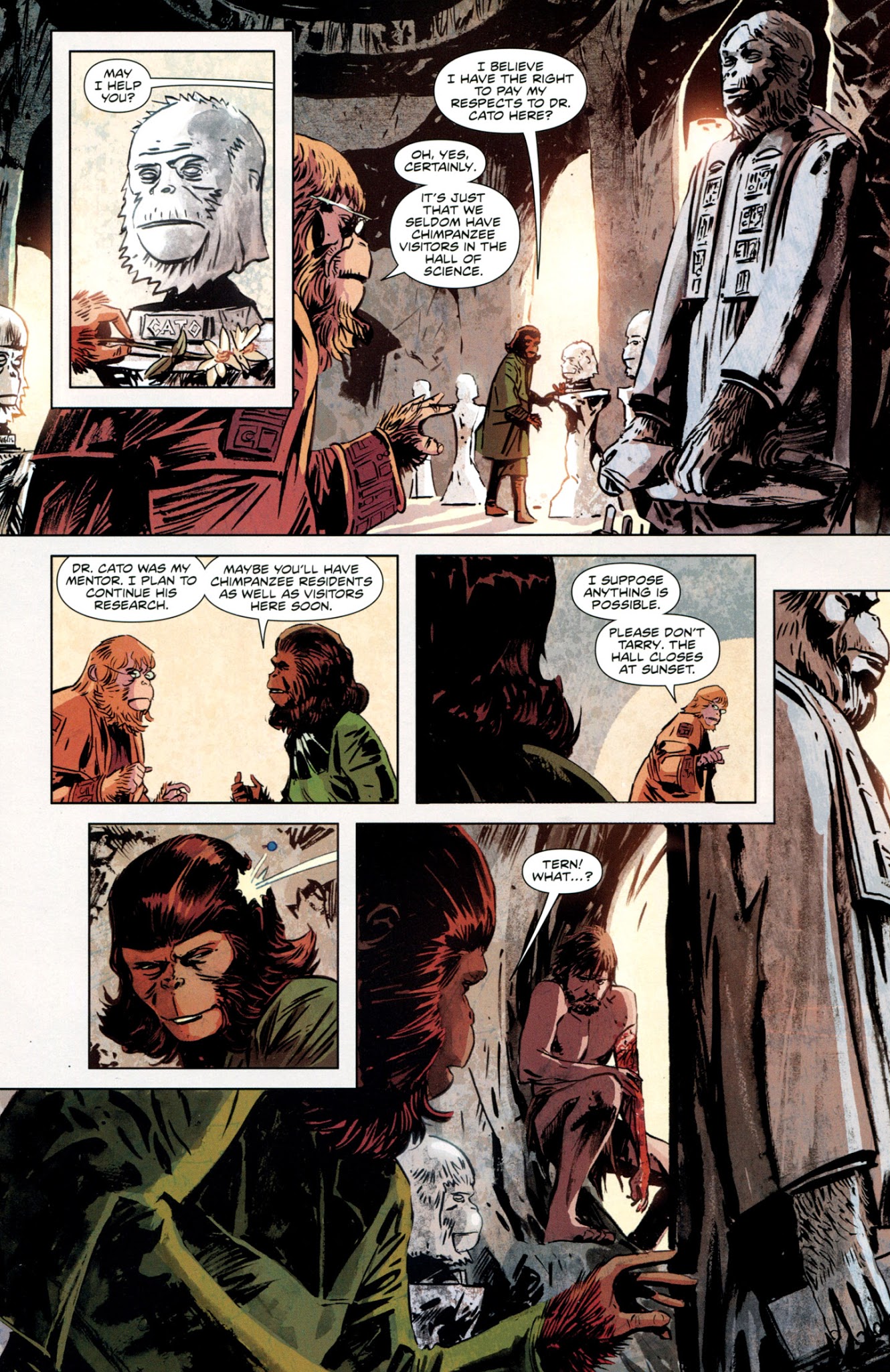 Read online Betrayal of the Planet of the Apes comic -  Issue #2 - 10