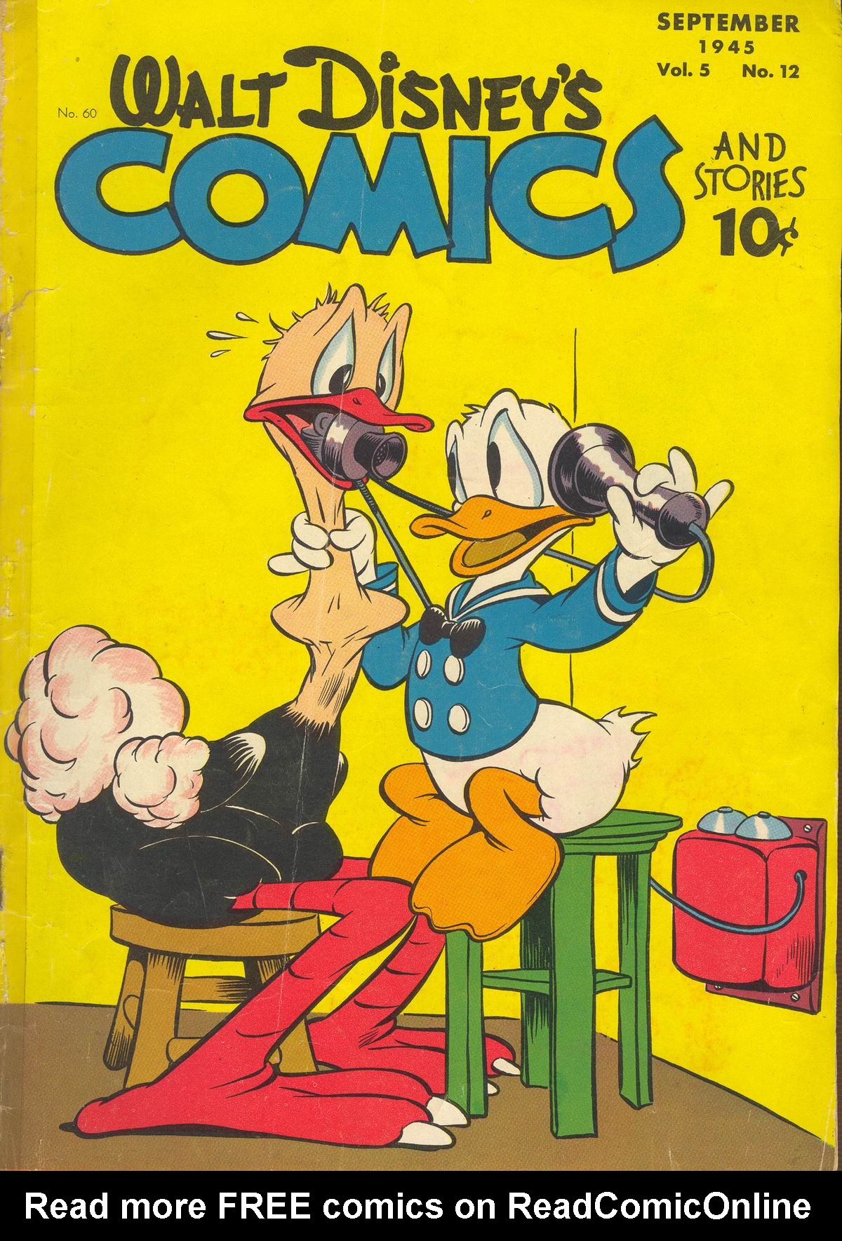 Read online Walt Disney's Comics and Stories comic -  Issue #60 - 1