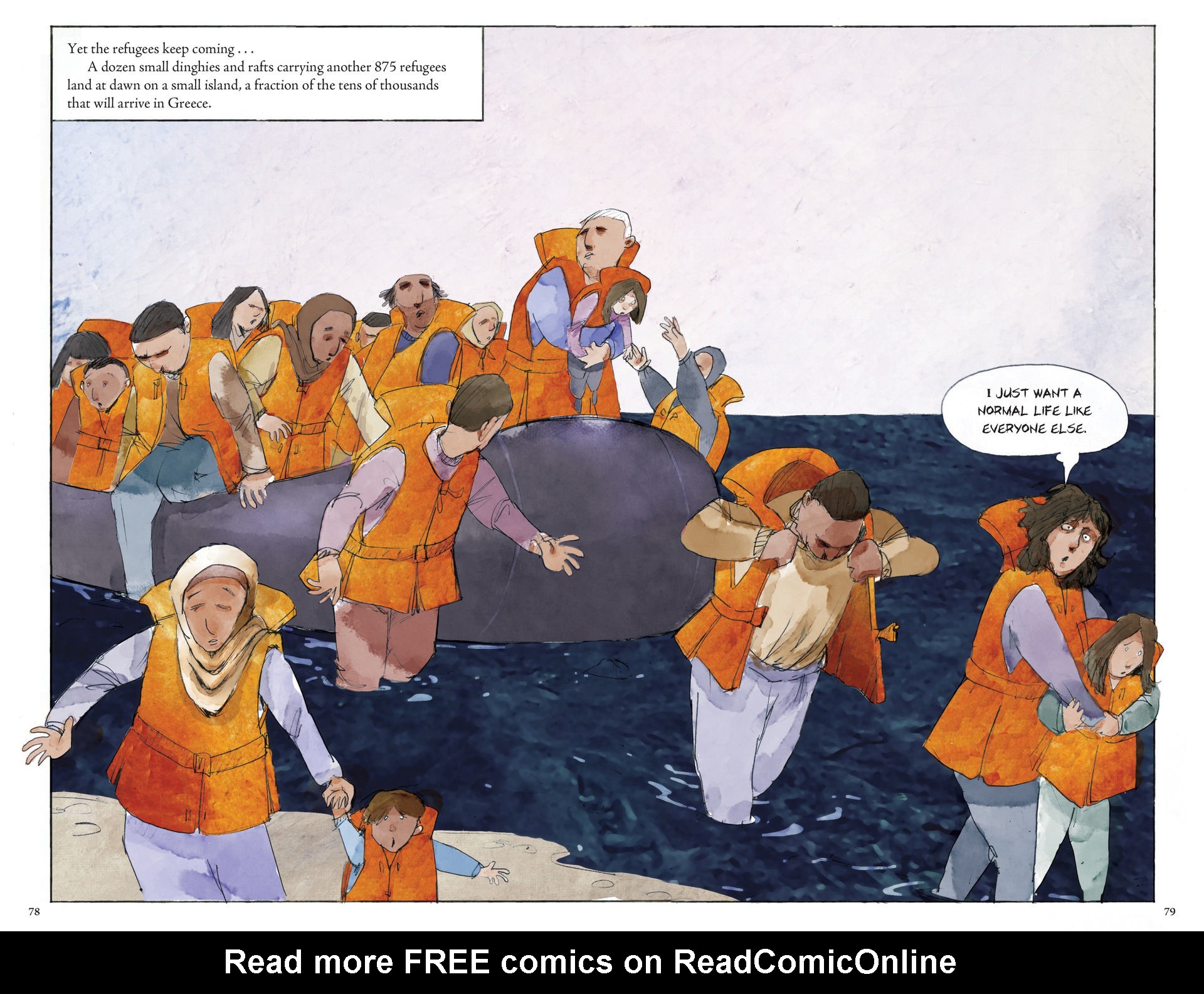 Read online The Unwanted: Stories of the Syrian Refugees comic -  Issue # TPB - 71