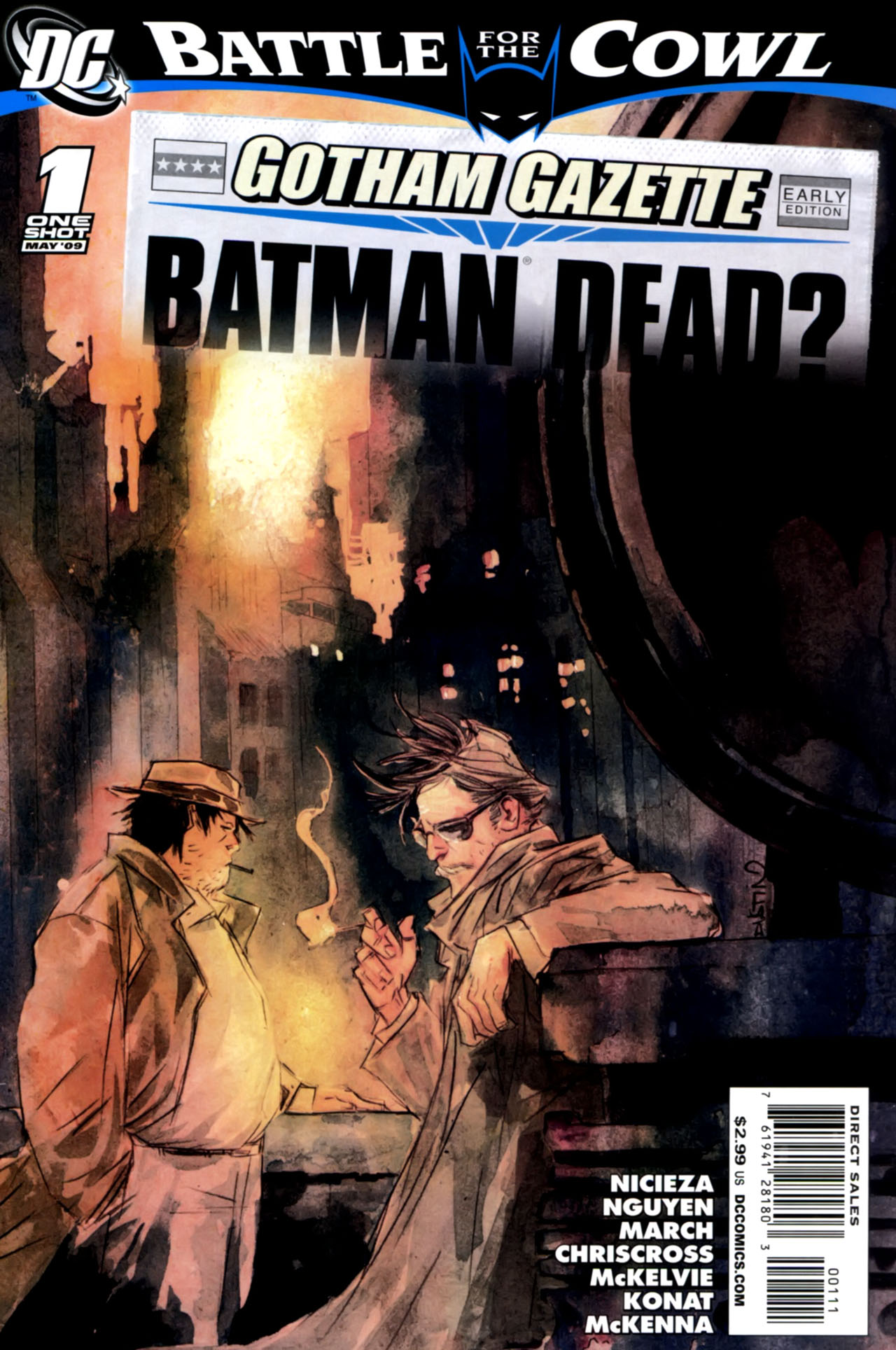 Read online Gotham Gazette comic -  Issue # Issue Batman Dead - 1