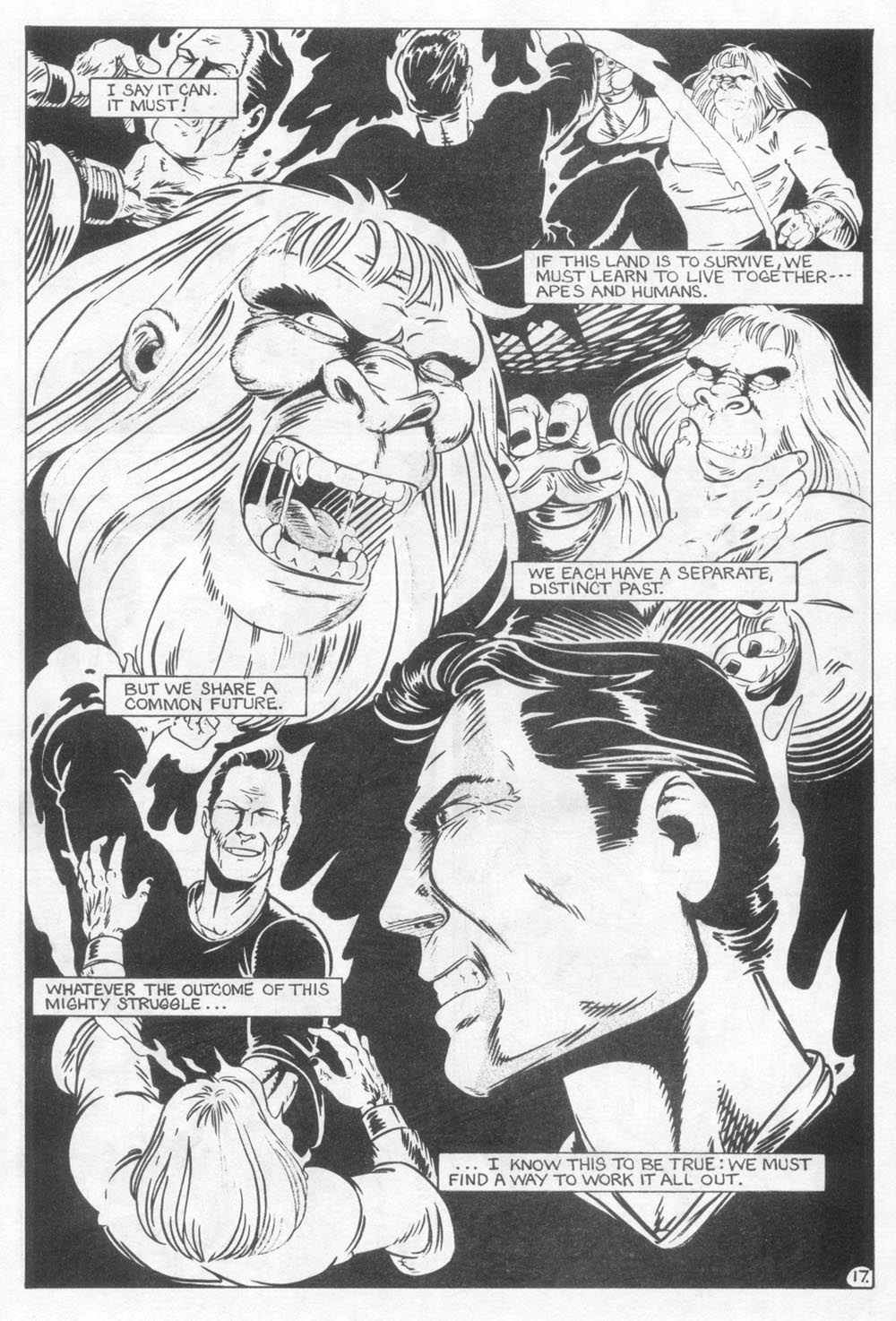 Read online Planet of the Apes (1990) comic -  Issue #24 - 19