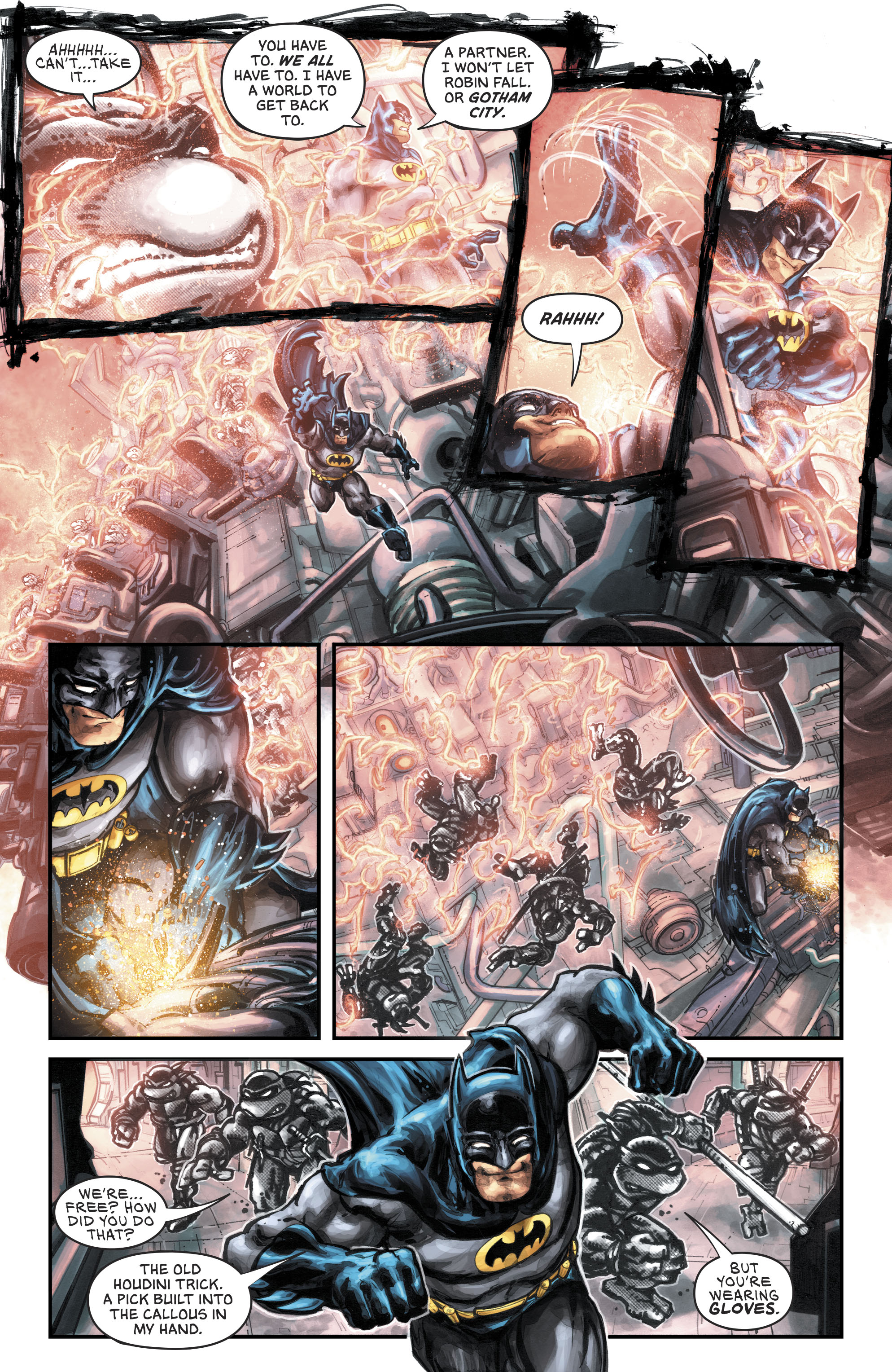 Read online Batman/Teenage Mutant Ninja Turtles III comic -  Issue #2 - 16