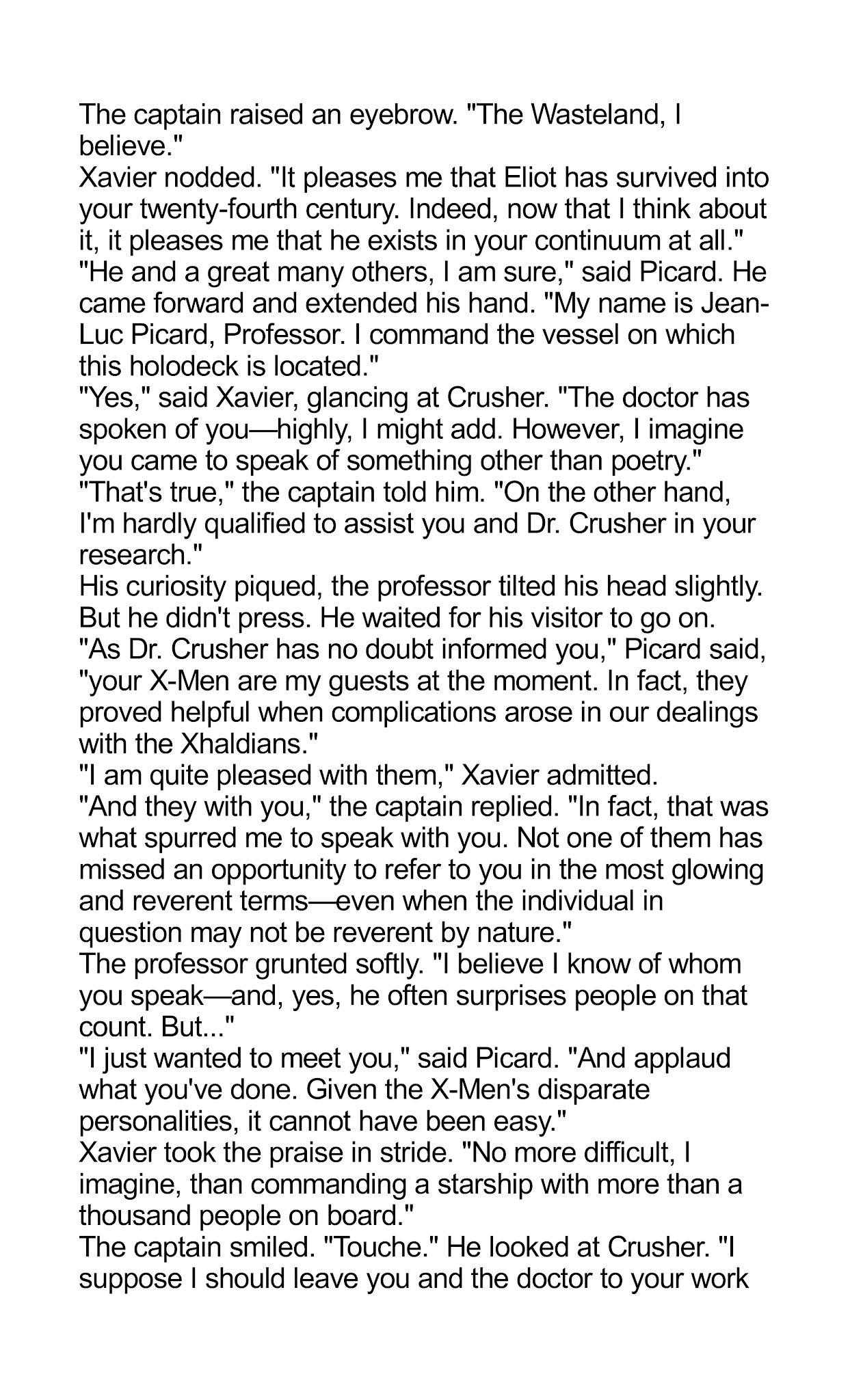 Read online Star Trek: The Next Generation/X-Men: Planet X comic -  Issue # TPB (Part 3) - 41
