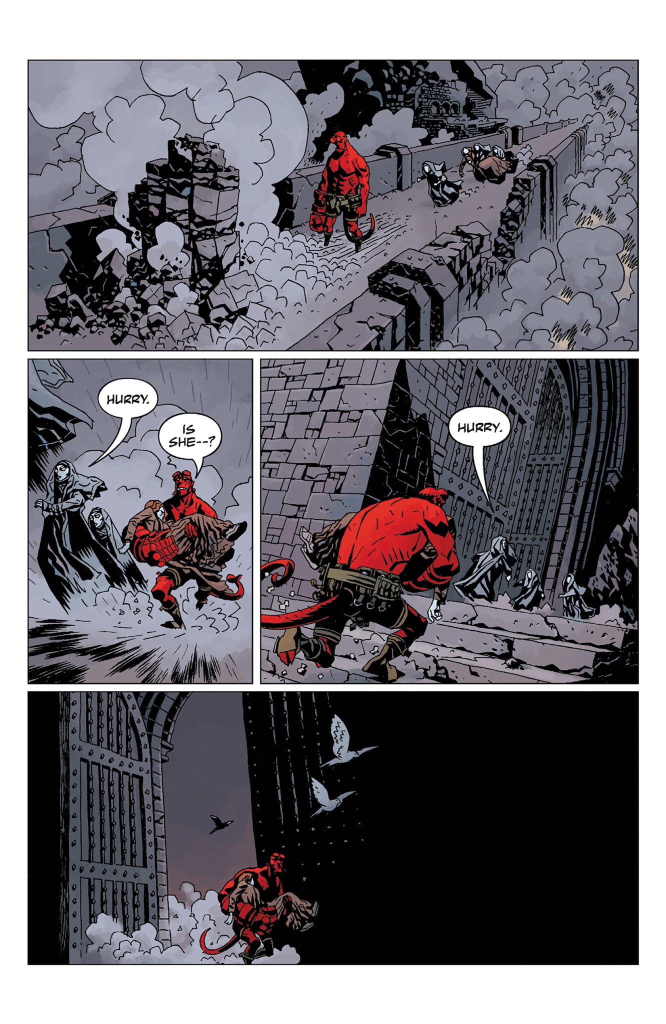 Read online Hellboy: The Wild Hunt comic -  Issue # TPB - 108