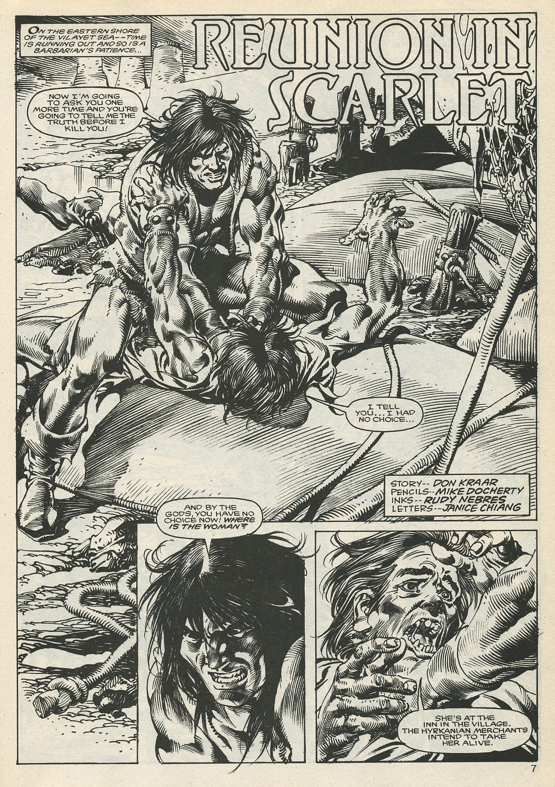 Read online The Savage Sword Of Conan comic -  Issue #127 - 7