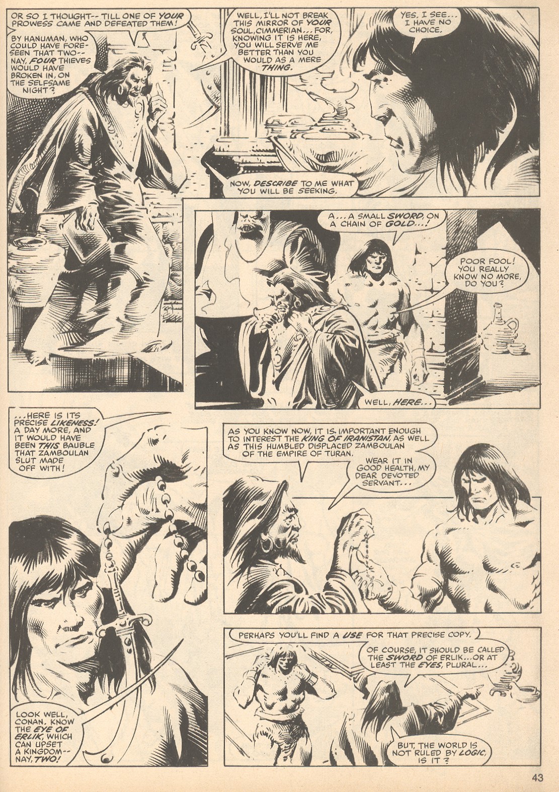 Read online The Savage Sword Of Conan comic -  Issue #53 - 43