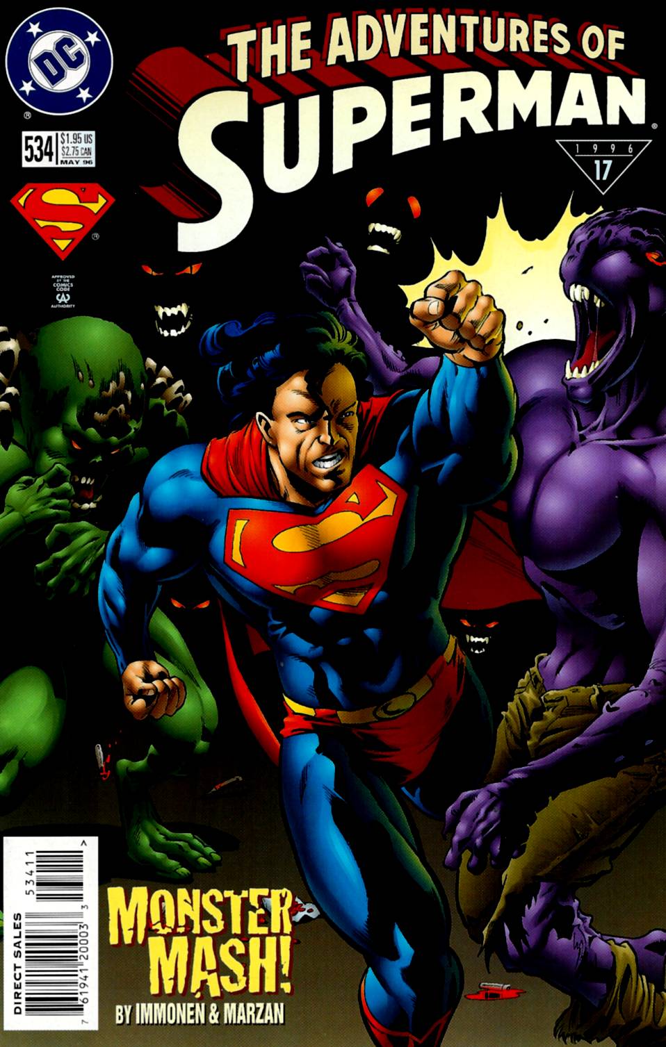 Read online Adventures of Superman (1987) comic -  Issue #534 - 1