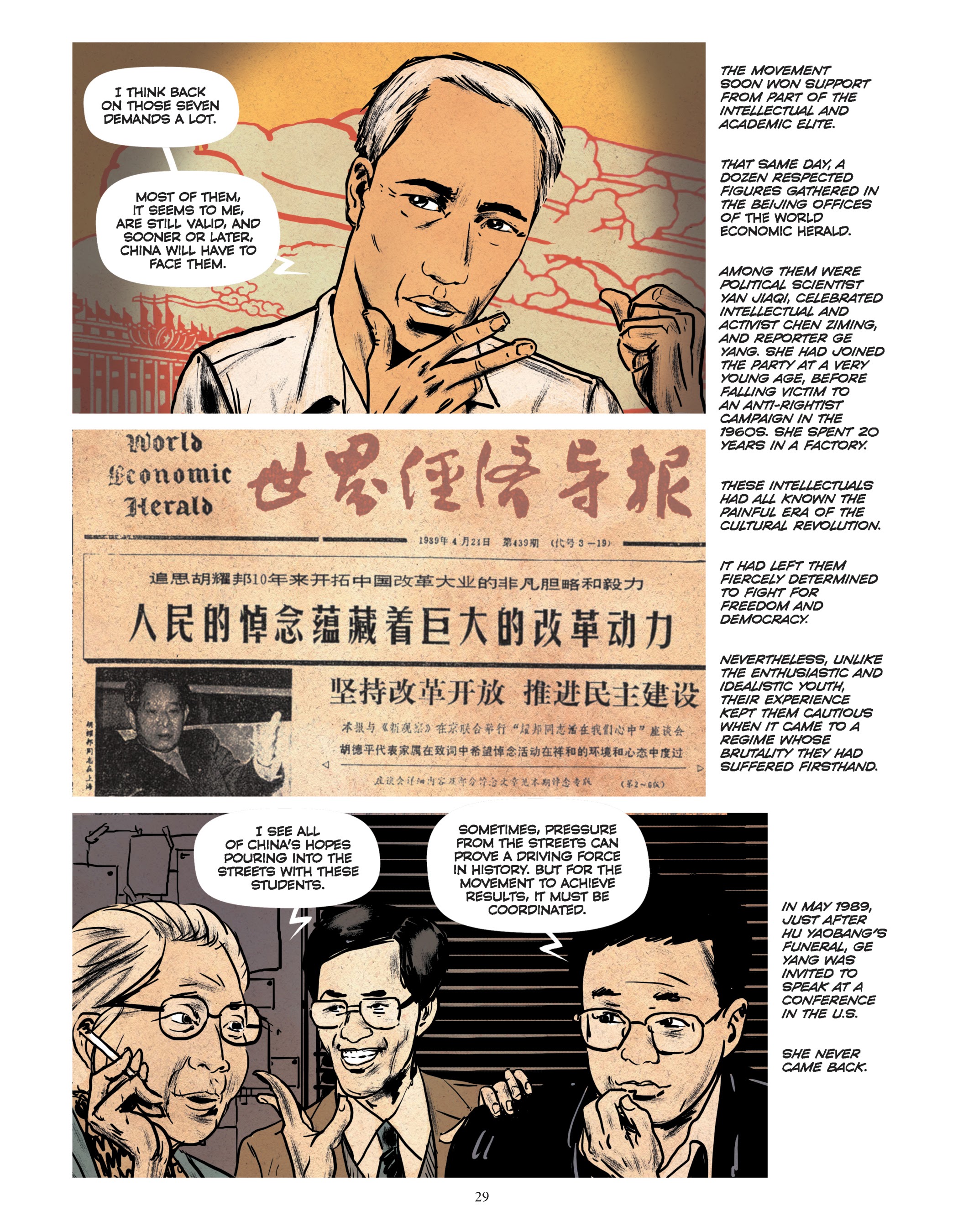 Read online Tiananmen 1989: Our Shattered Hopes comic -  Issue # TPB - 33
