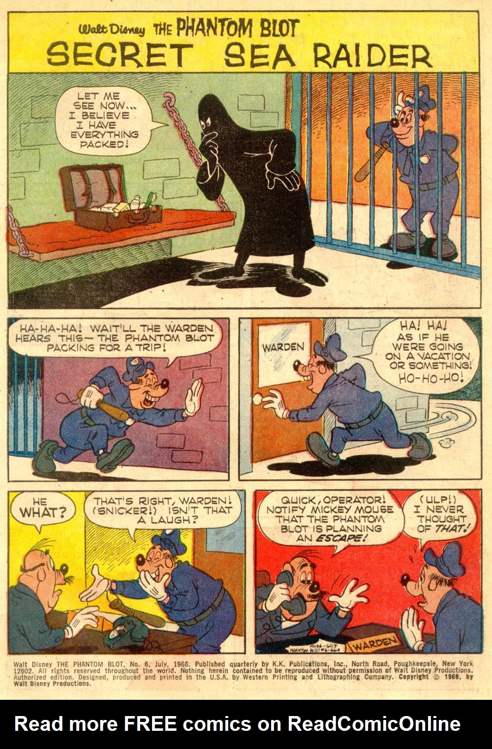 Read online Walt Disney's The Phantom Blot comic -  Issue #6 - 3