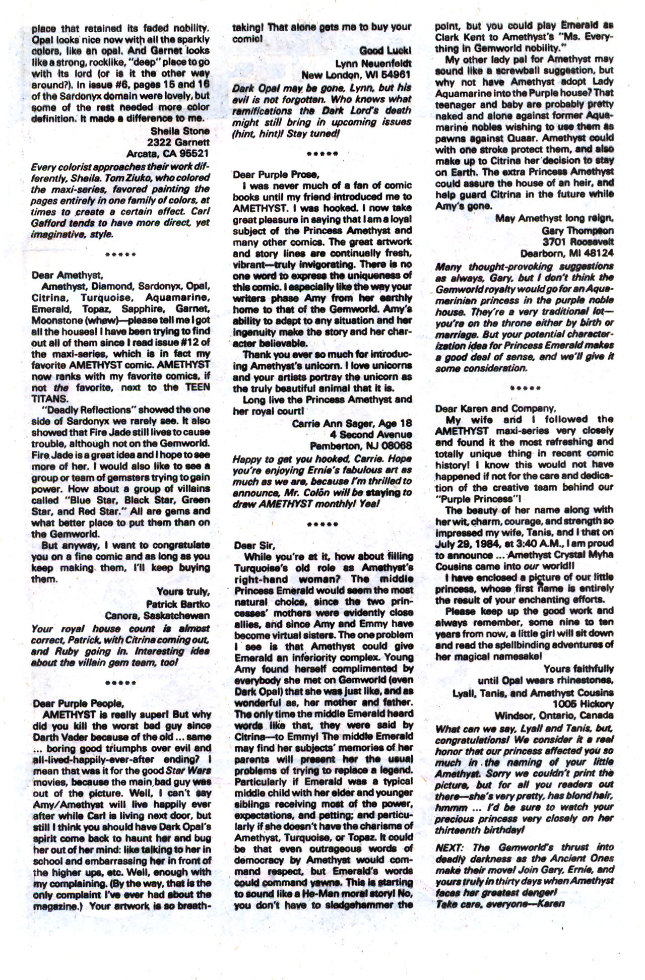 Read online Amethyst (1985) comic -  Issue #9 - 25