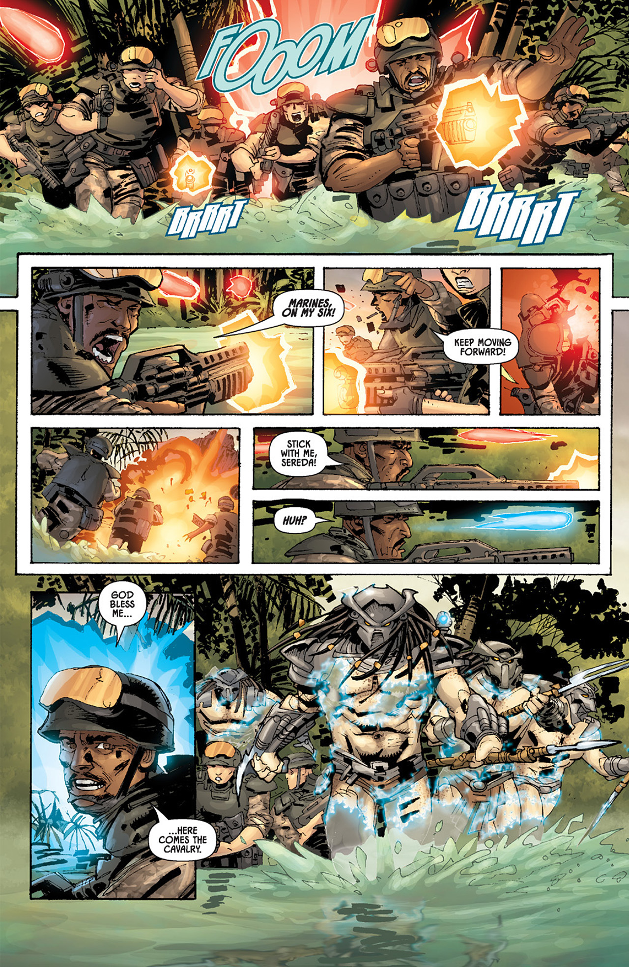 Read online Aliens vs. Predator: Three World War comic -  Issue #5 - 19