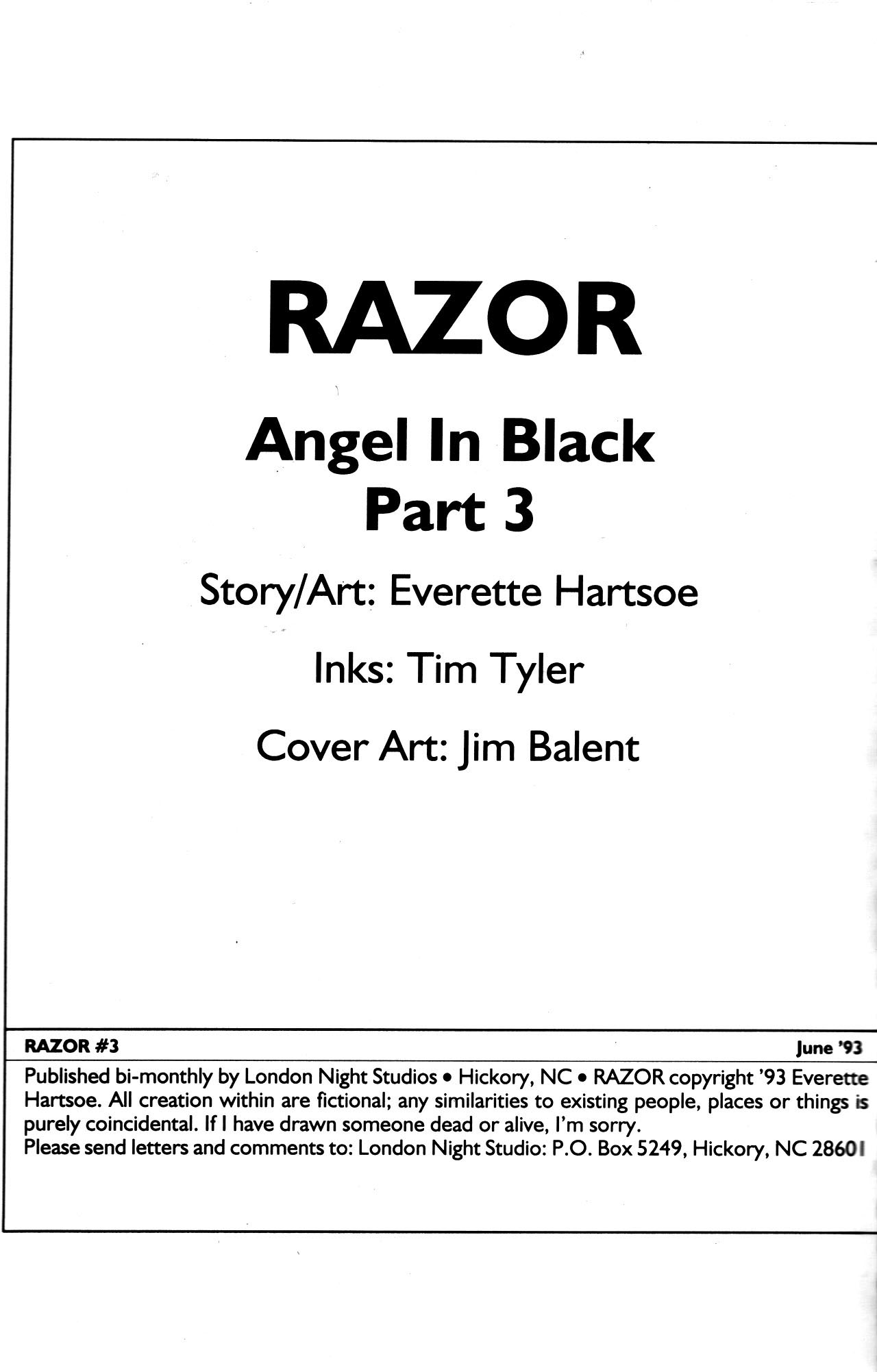 Read online Razor comic -  Issue #3 - 2