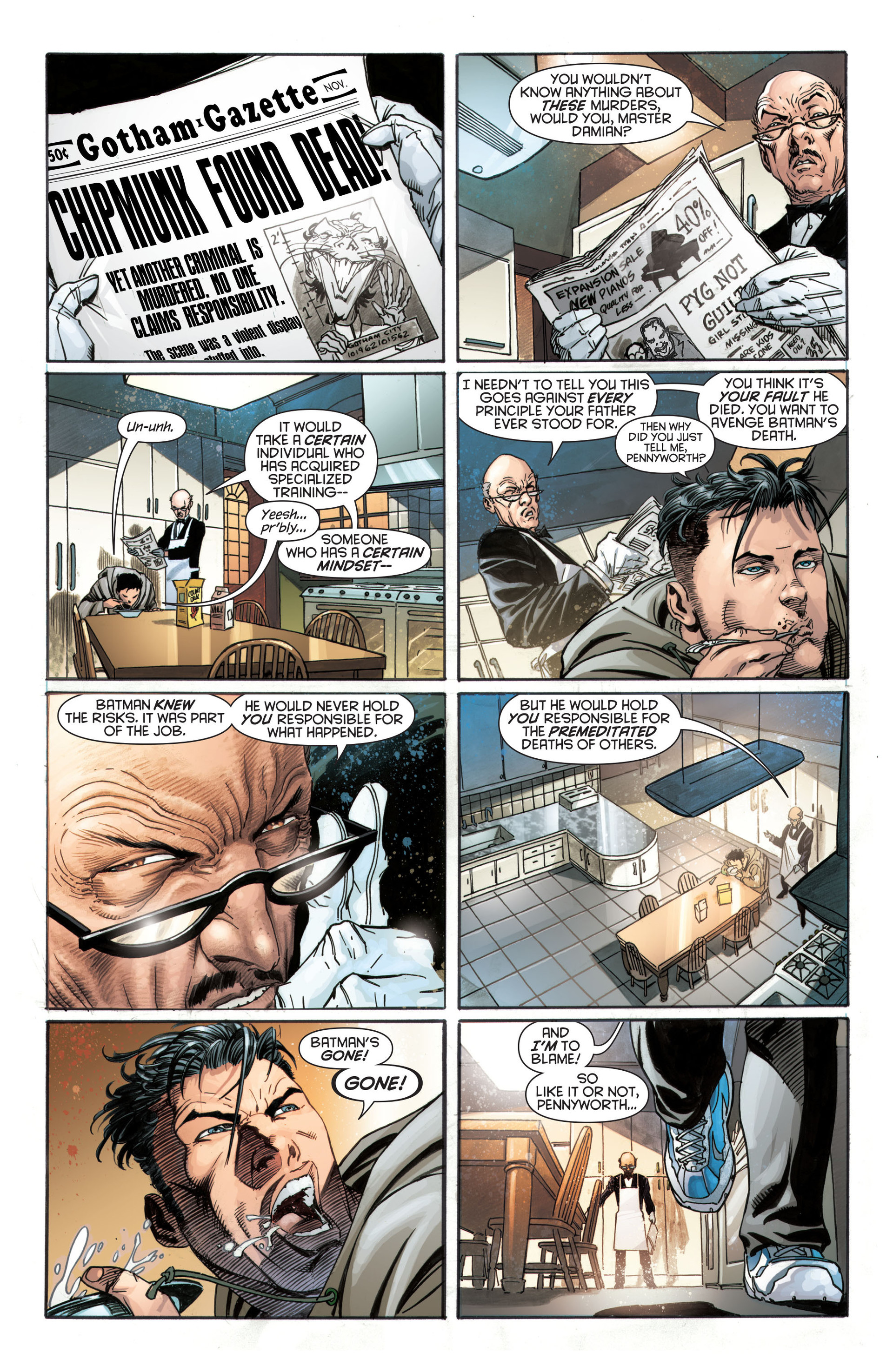 Read online Damian: Son of Batman comic -  Issue #1 - 21