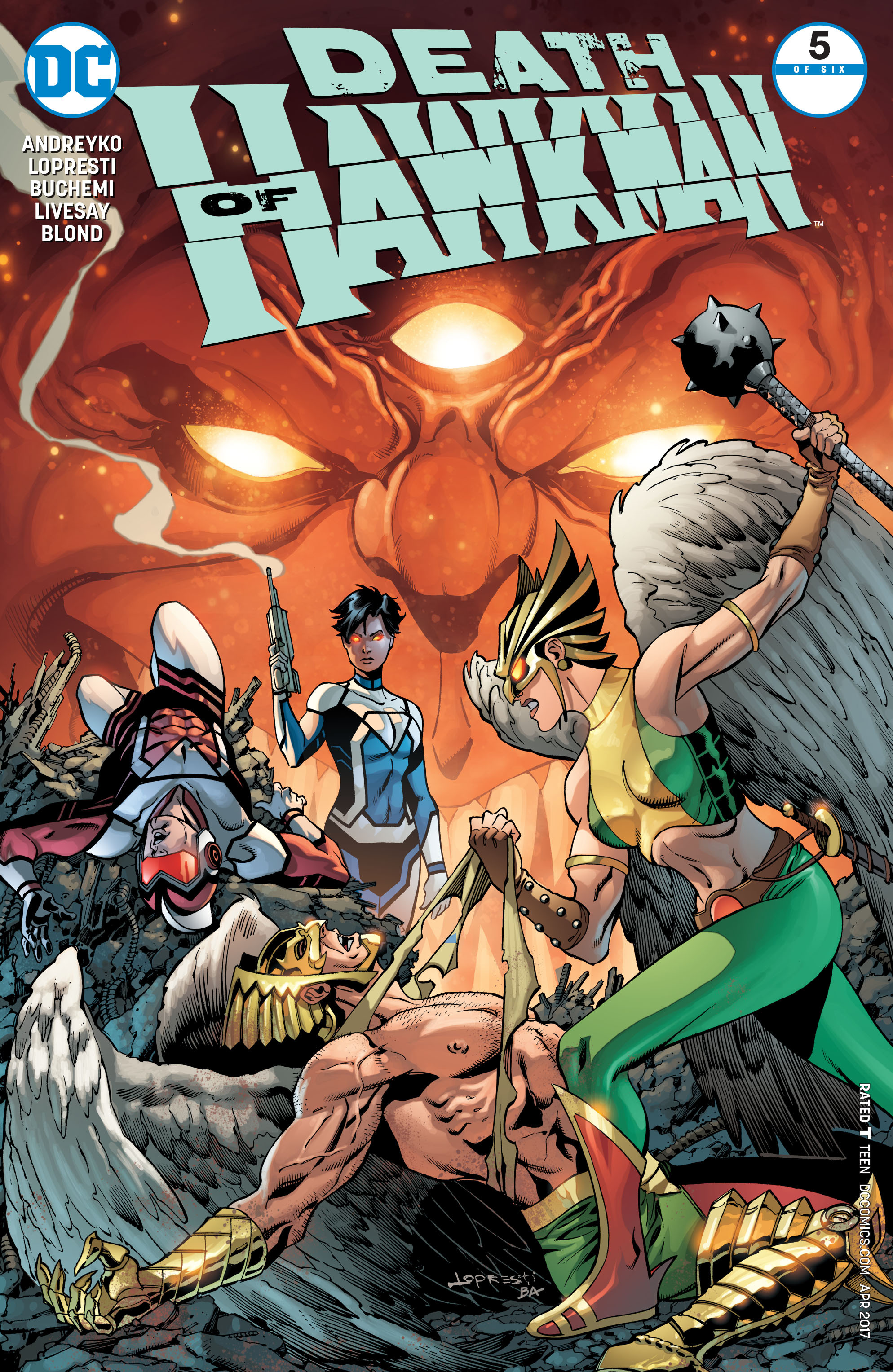 Read online Death of Hawkman comic -  Issue #5 - 1