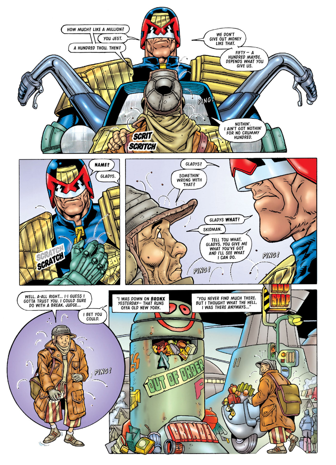 Read online Judge Dredd: The Complete Case Files comic -  Issue # TPB 27 - 123