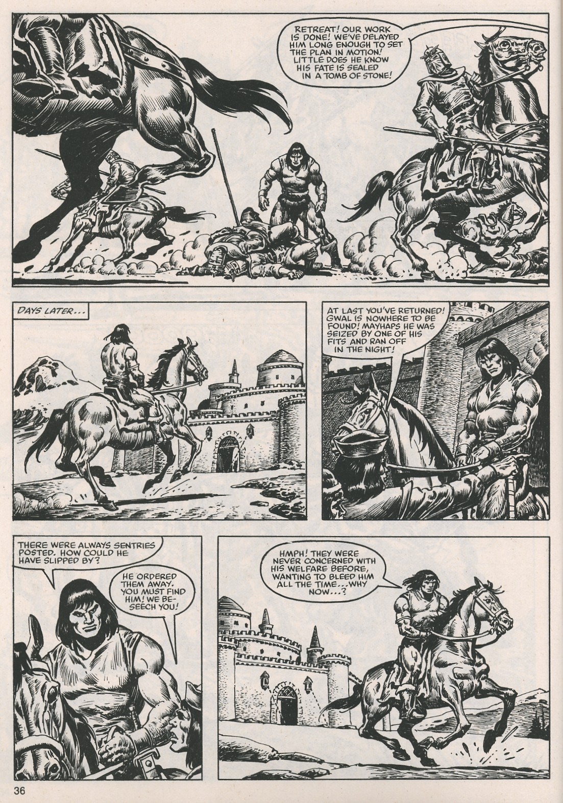Read online The Savage Sword Of Conan comic -  Issue #116 - 36