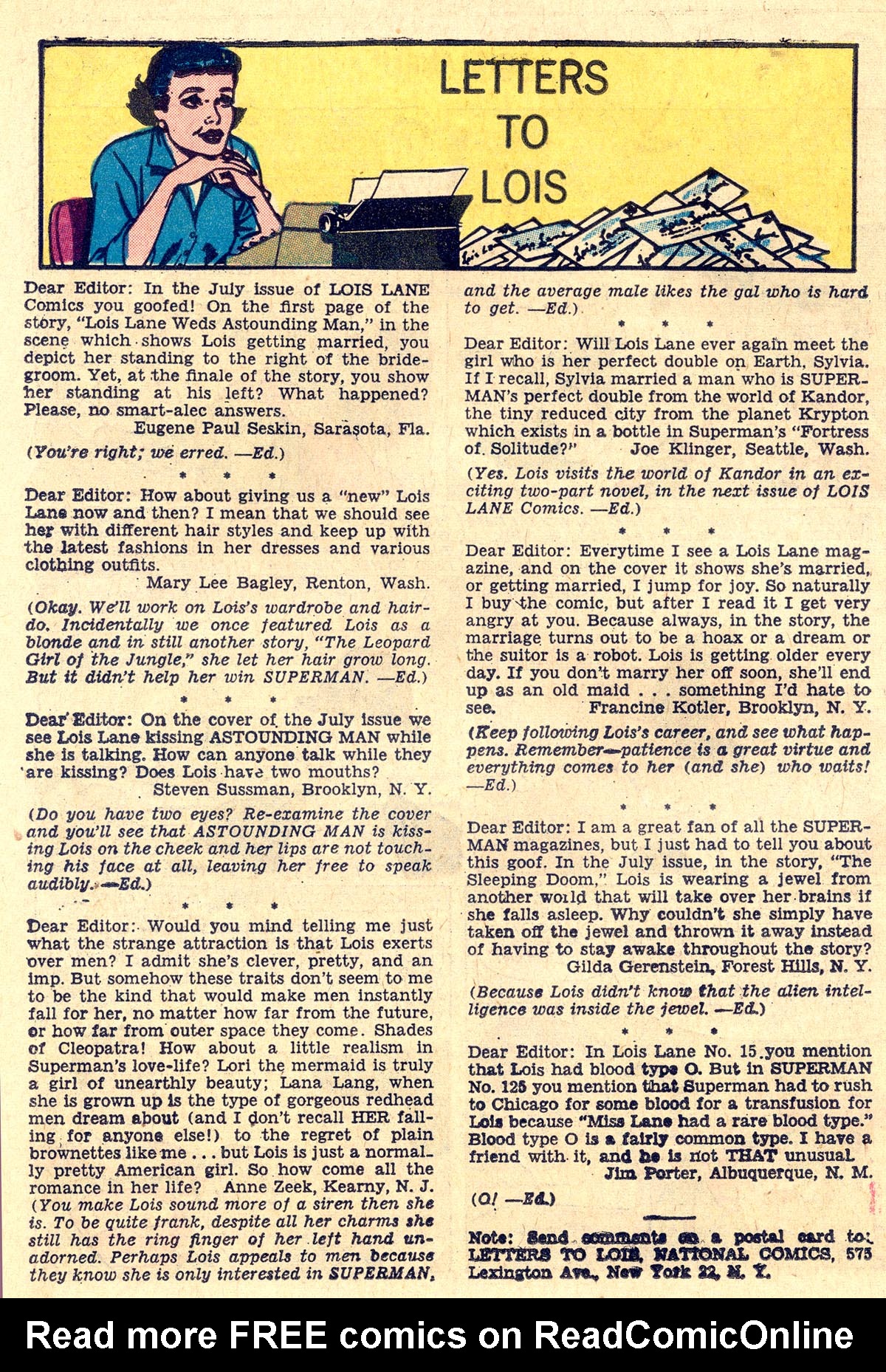 Read online Superman's Girl Friend, Lois Lane comic -  Issue #20 - 22