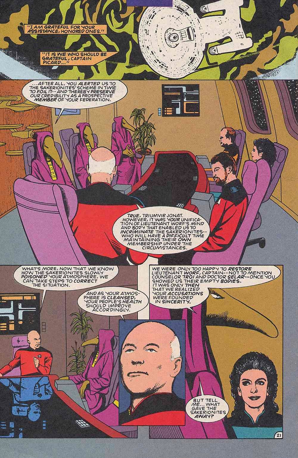 Read online Star Trek: The Next Generation (1989) comic -  Issue #58 - 22