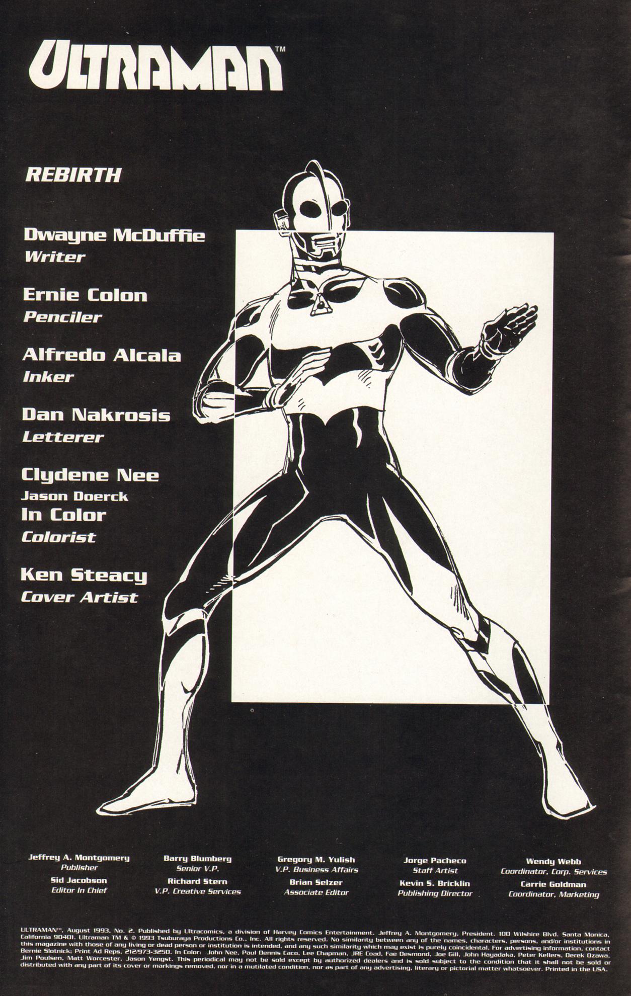 Read online Ultraman (1993) comic -  Issue #2 - 2
