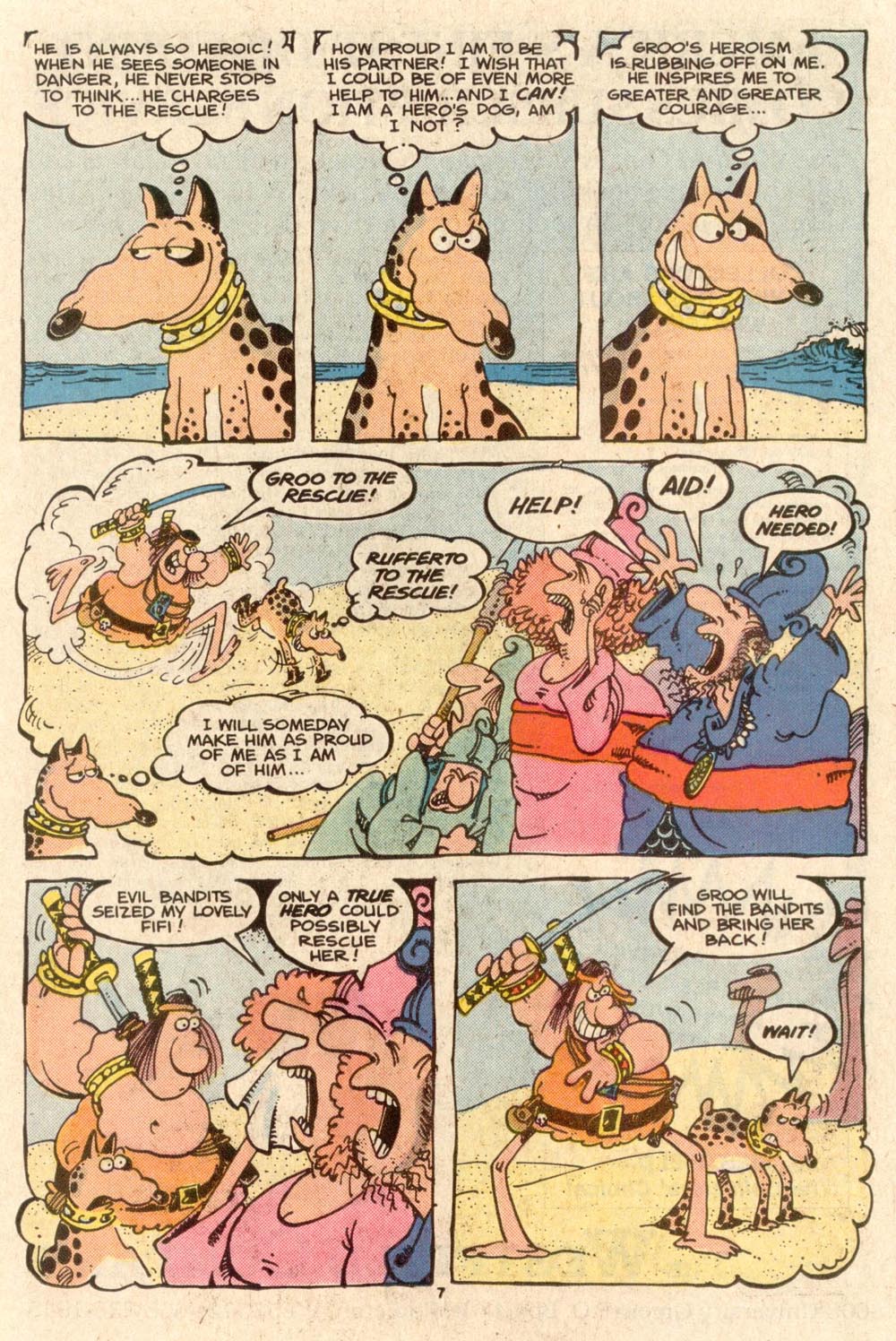 Read online Sergio Aragonés Groo the Wanderer comic -  Issue #44 - 7