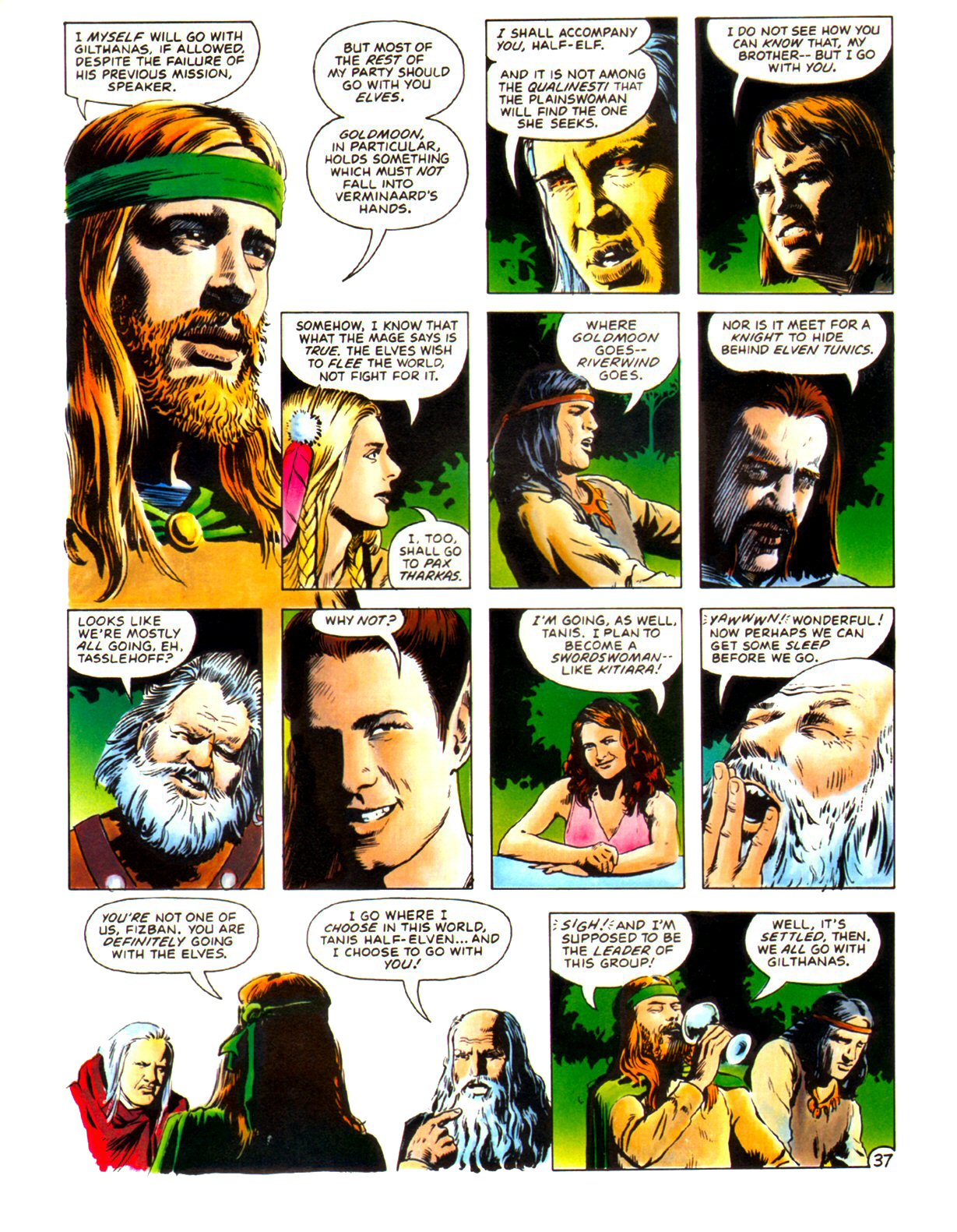 Read online Dragonlance Saga comic -  Issue #2 - 42
