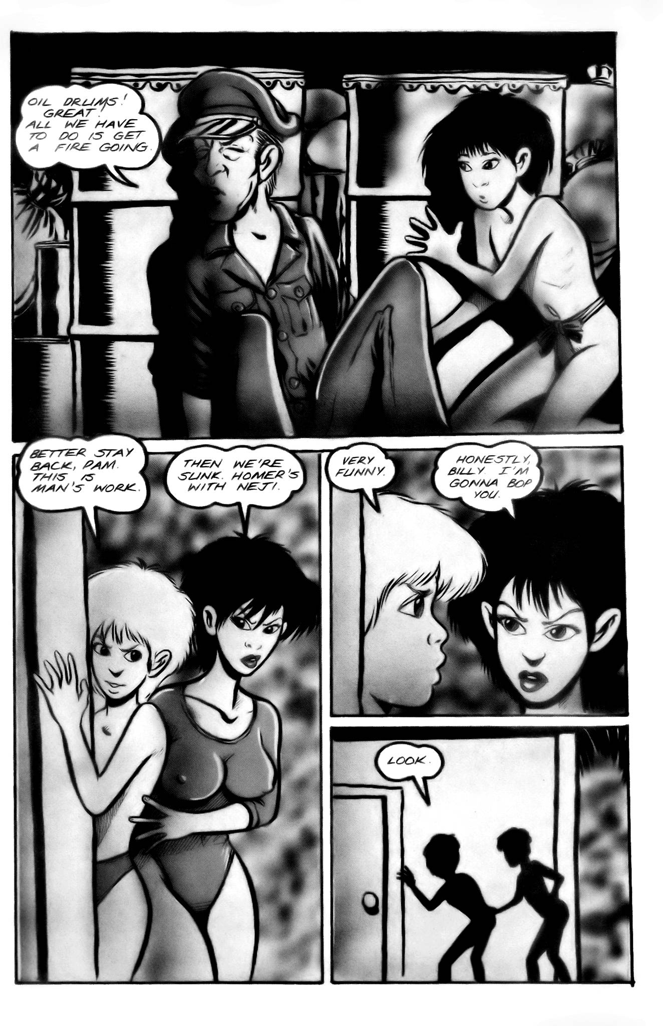 Read online Leather & Lace (1989) comic -  Issue #7 - 12