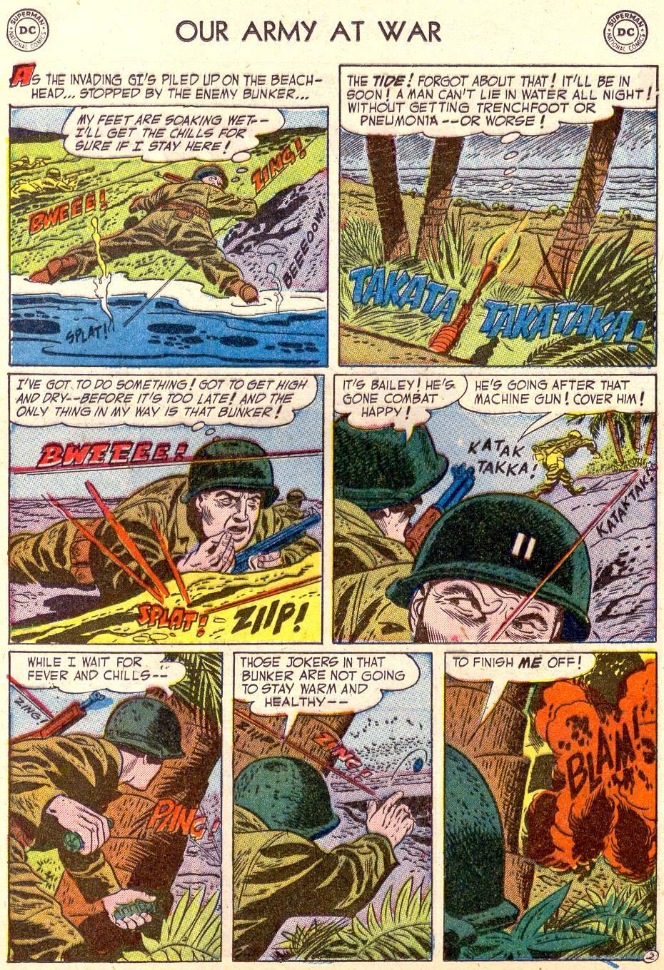 Read online Our Army at War (1952) comic -  Issue #13 - 12