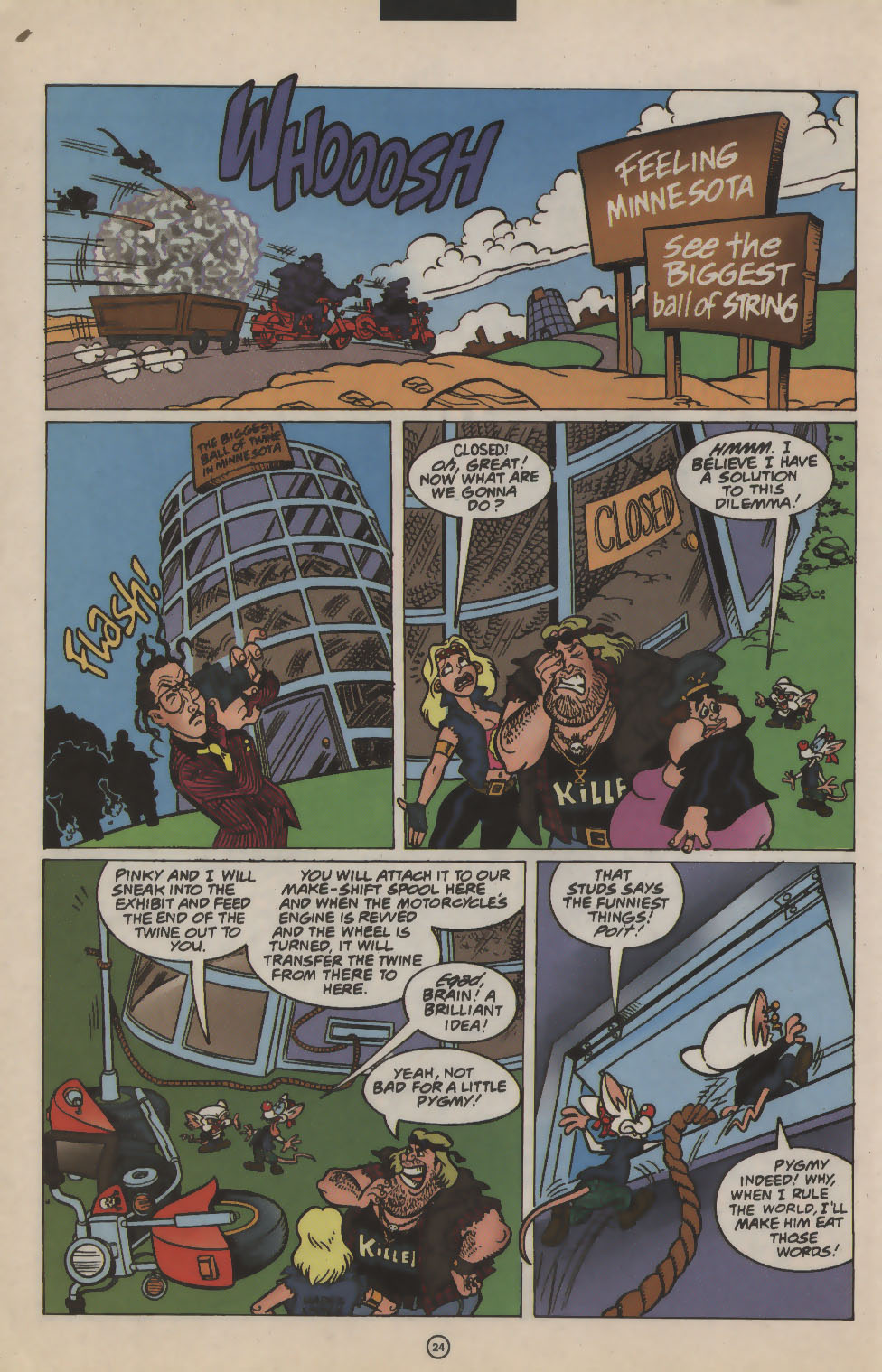 Read online Pinky and The Brain comic -  Issue #15 - 19