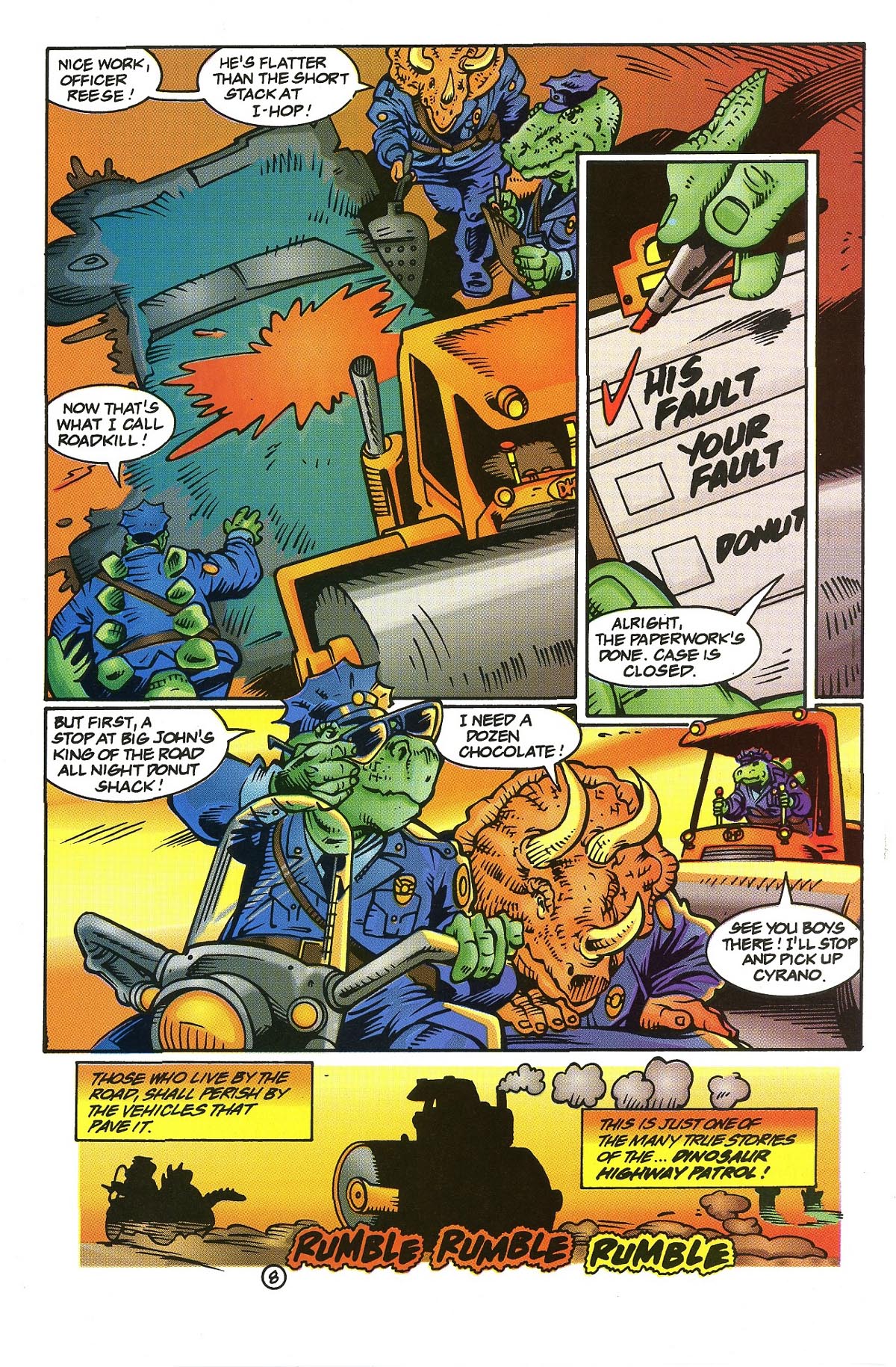 Read online Dinosaurs For Hire comic -  Issue #8 - 27