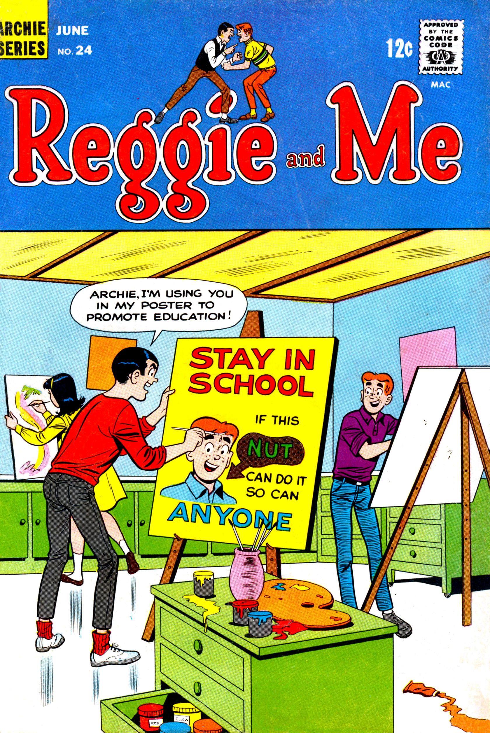 Read online Reggie and Me (1966) comic -  Issue #24 - 1