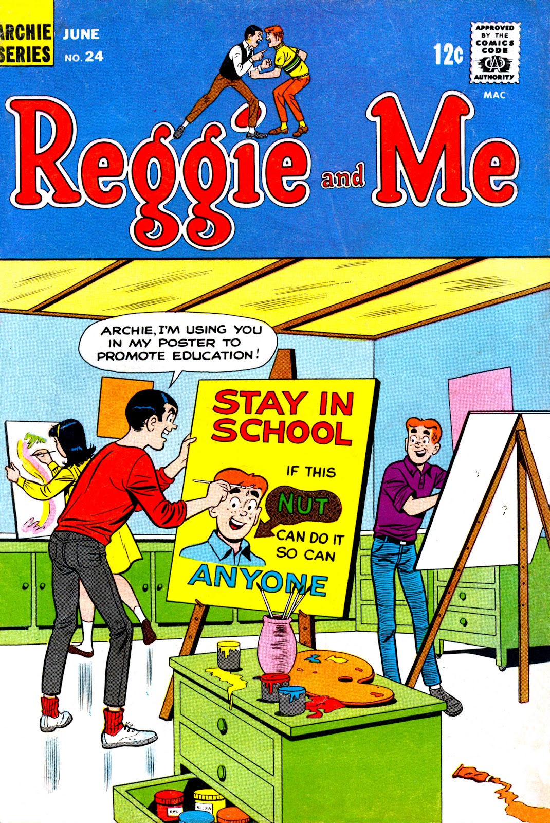Reggie and Me (1966) issue 24 - Page 1