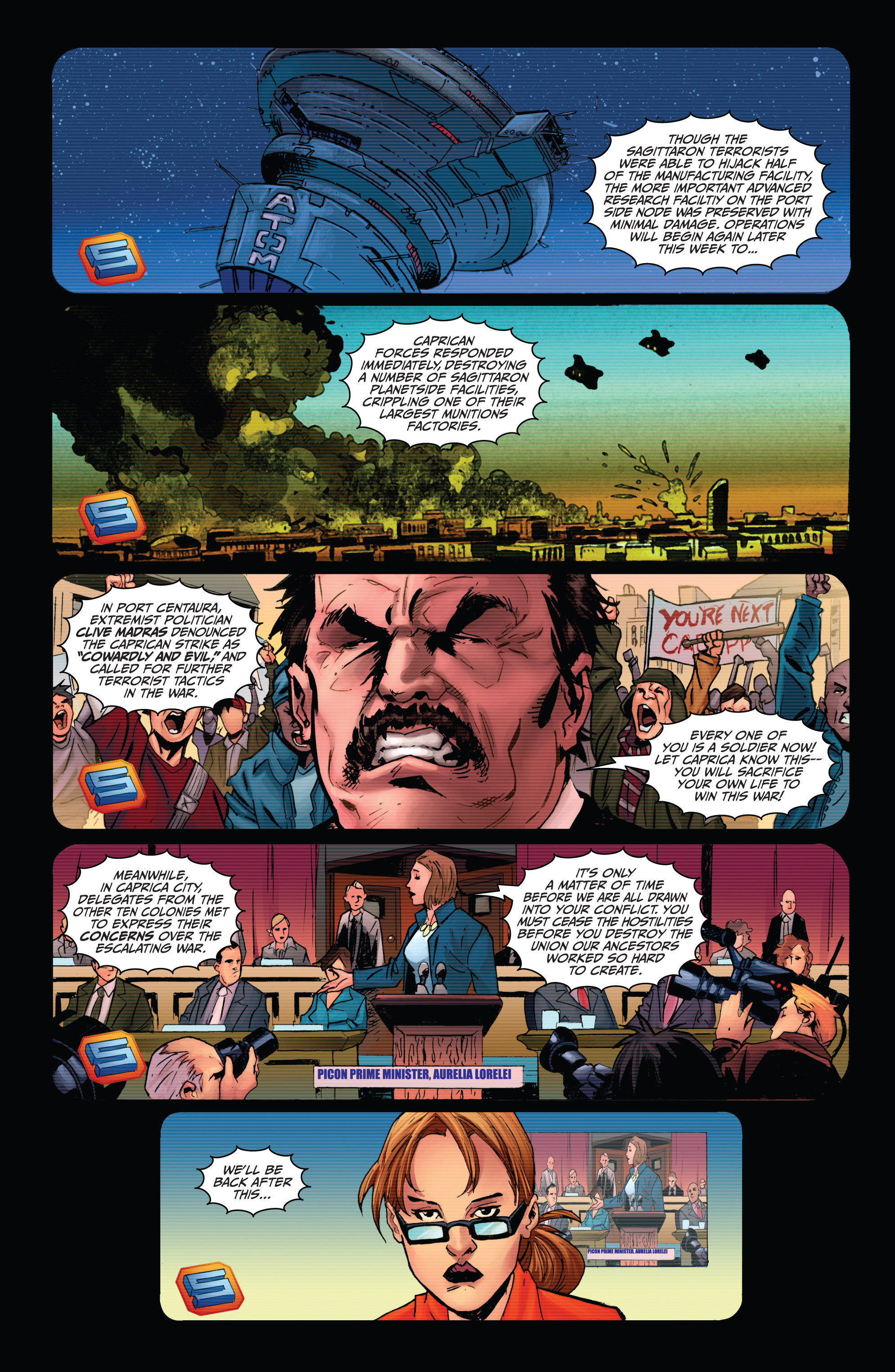 Read online Battlestar Galactica: Cylon War comic -  Issue #2 - 12