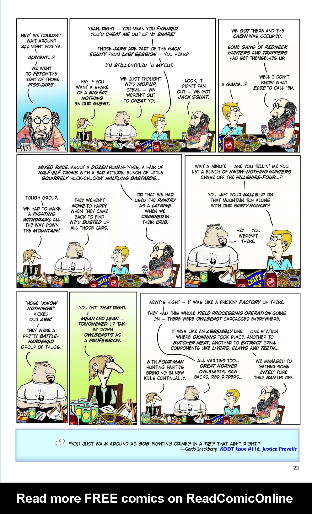Read online Knights of the Dinner Table comic -  Issue #205 - 25