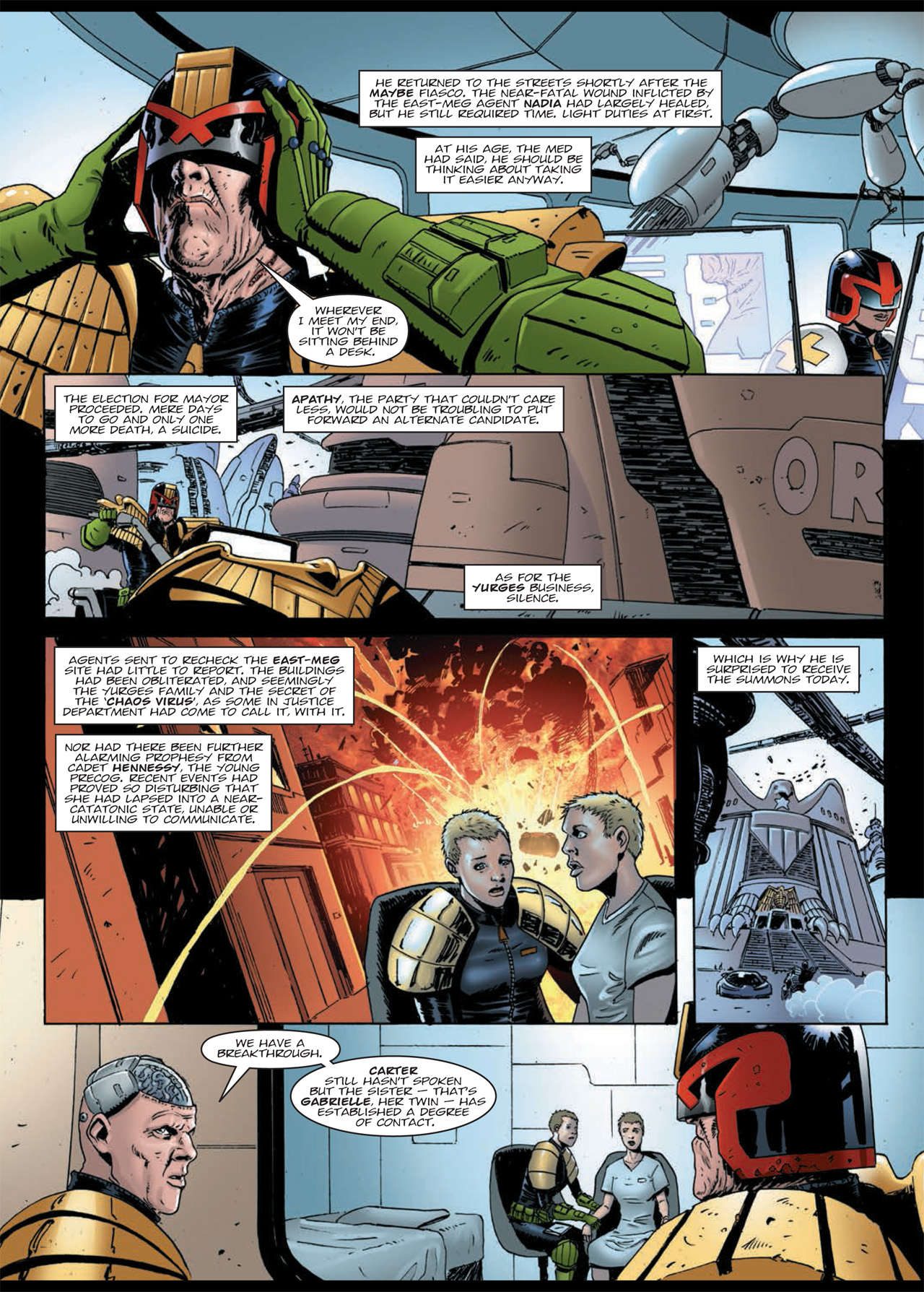 Read online Judge Dredd: Day of Chaos: Endgame comic -  Issue # TPB (Part 1) - 6