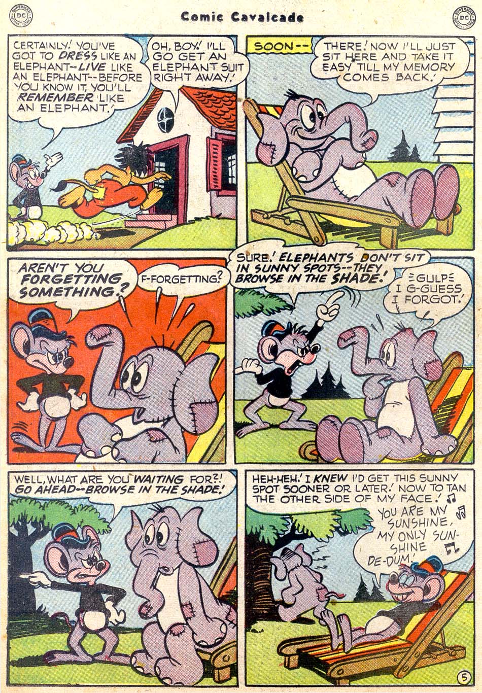 Read online Comic Cavalcade comic -  Issue #36 - 30