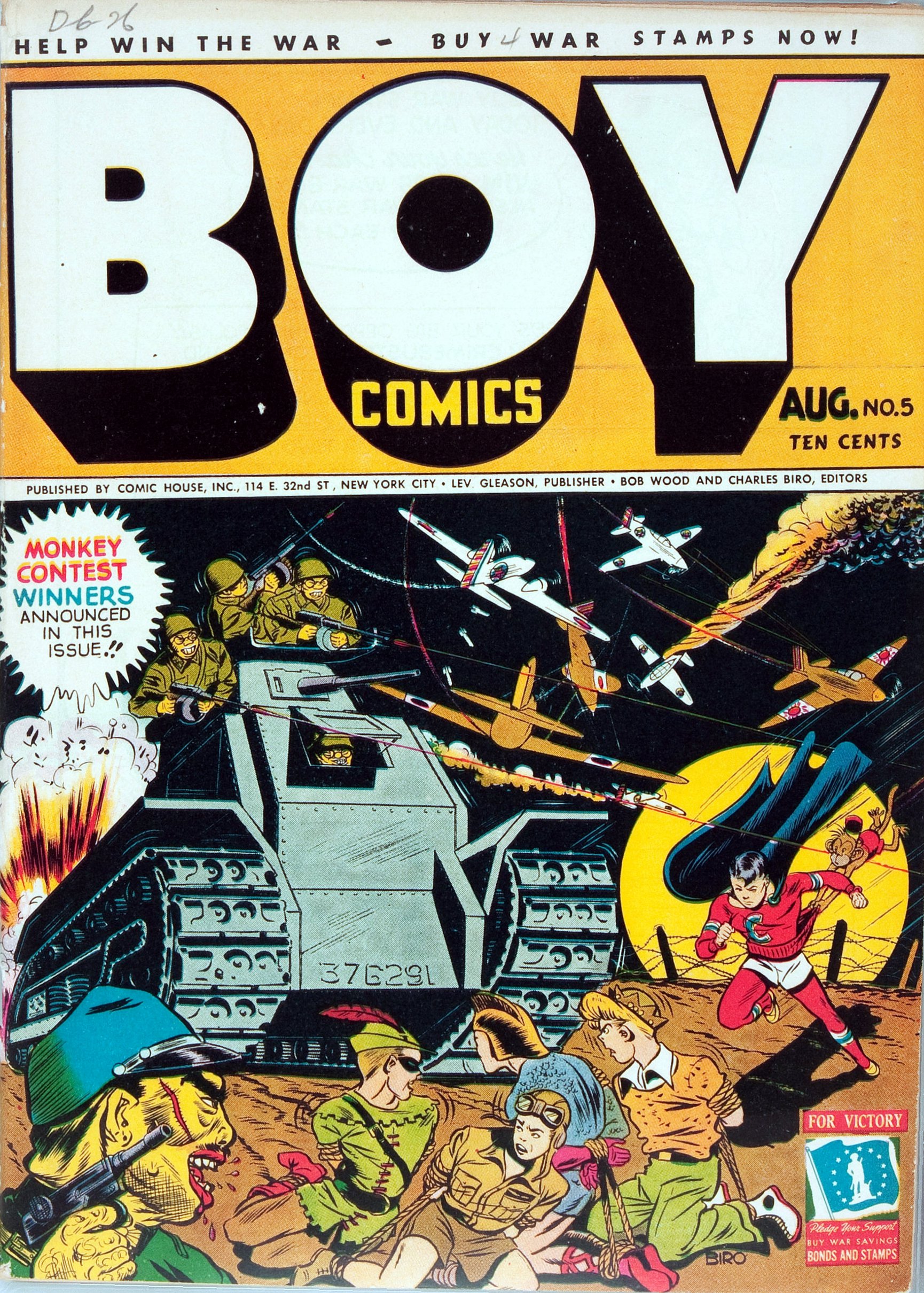 Read online Boy Comics comic -  Issue #5 - 1