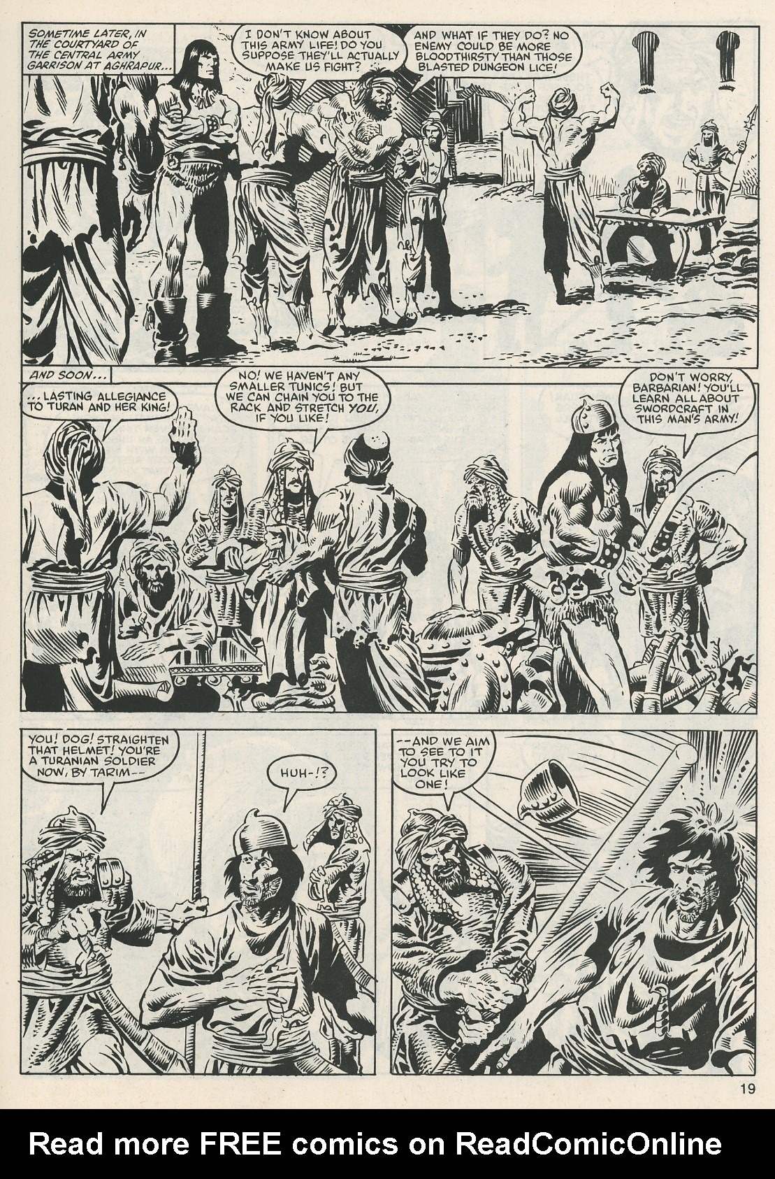 Read online The Savage Sword Of Conan comic -  Issue #112 - 19