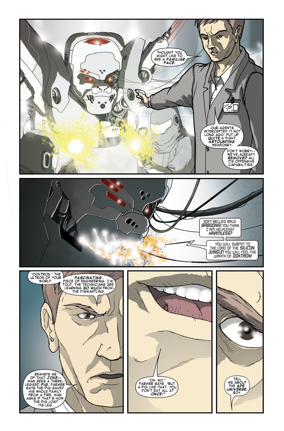 Read online Marvel Apes: Grunt Line Special comic -  Issue # Full - 17
