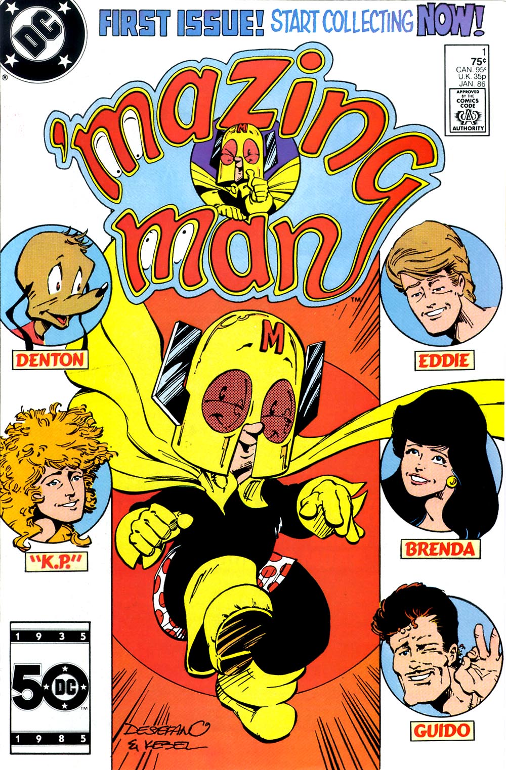 Read online 'Mazing Man comic -  Issue #1 - 2