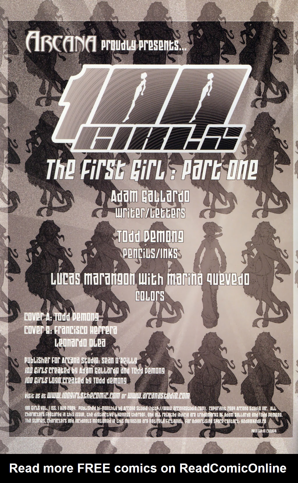 Read online 100 Girls comic -  Issue #1 - 3