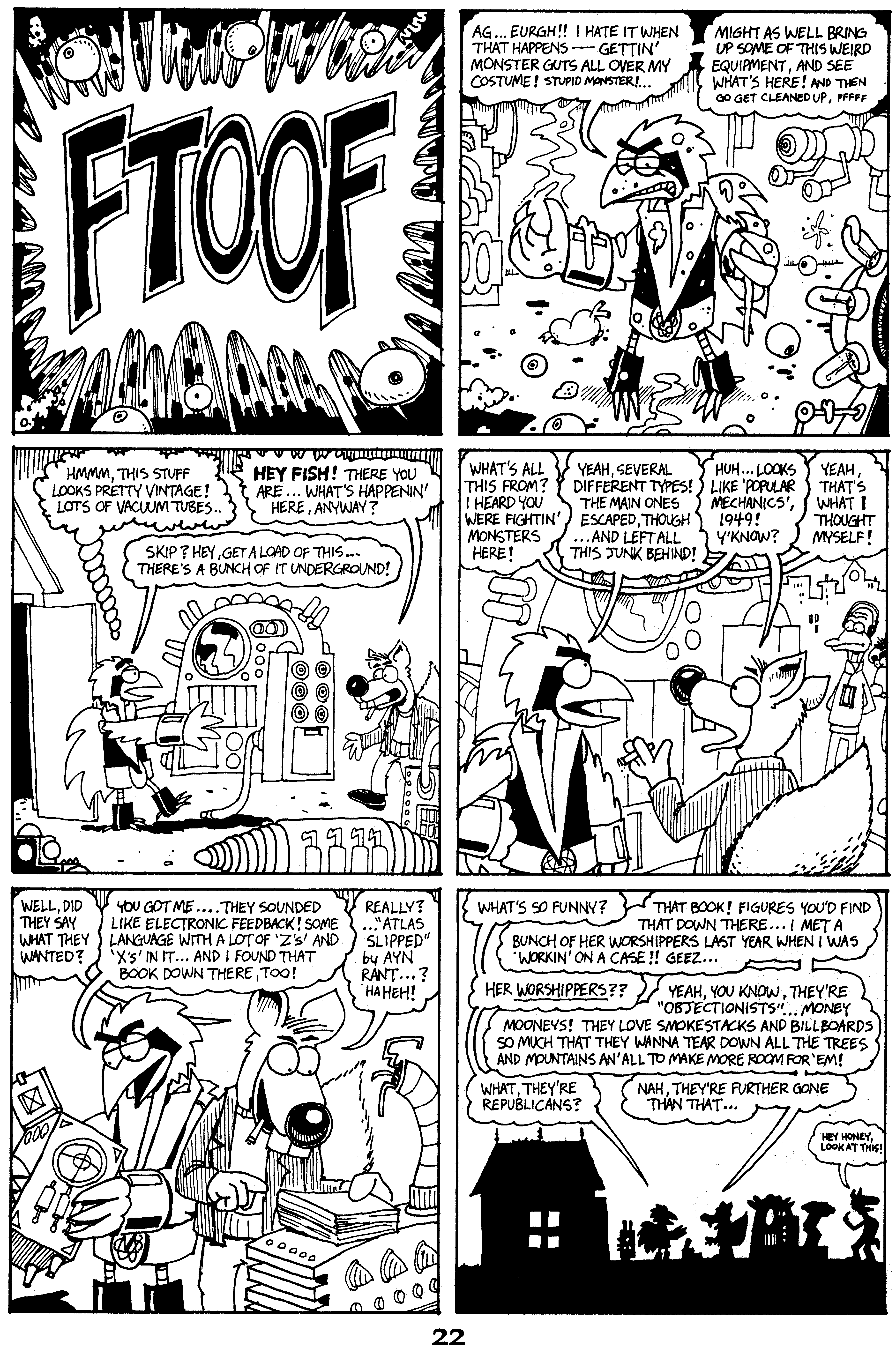 Read online Critters comic -  Issue #36 - 24