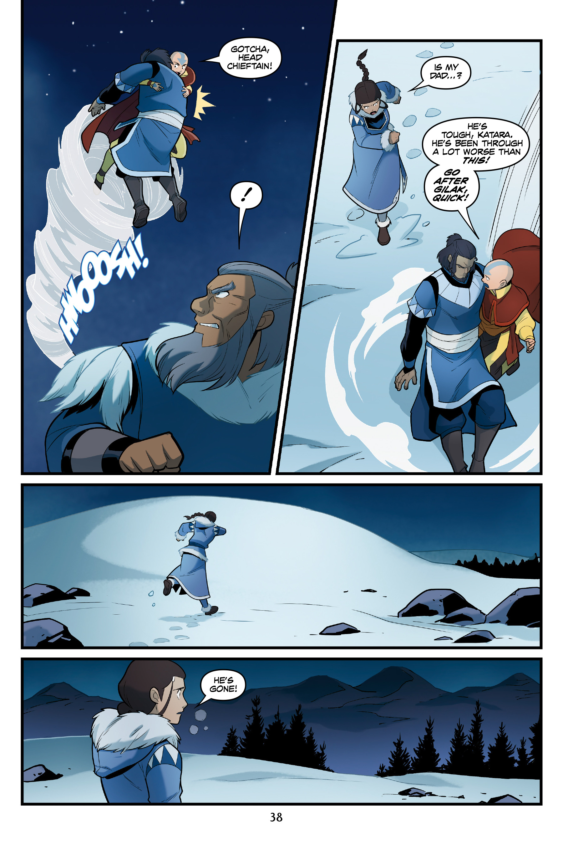 Read online Nickelodeon Avatar: The Last Airbender - North and South comic -  Issue #3 - 38