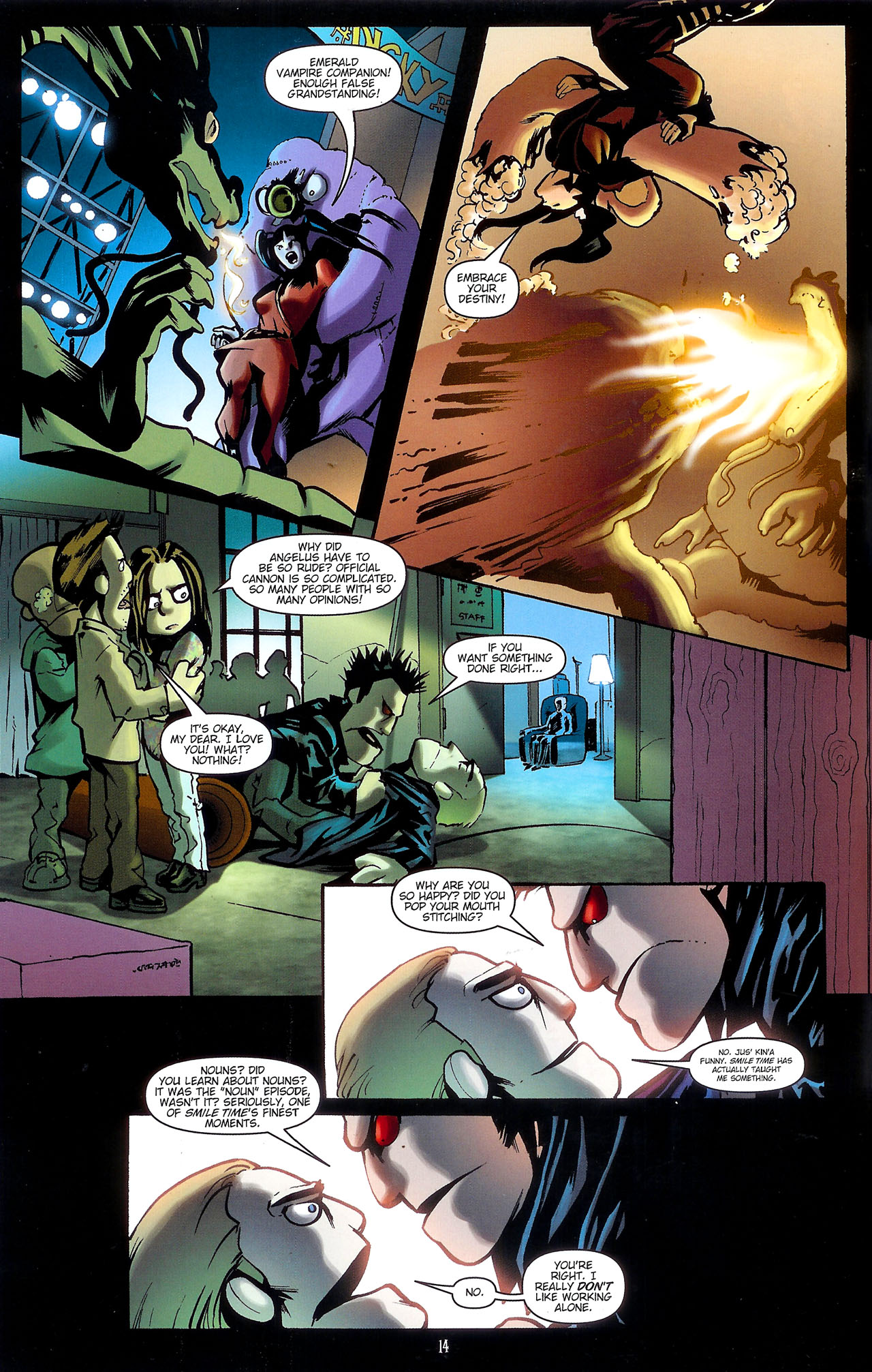 Read online Spike: Shadow Puppets comic -  Issue #4 - 16