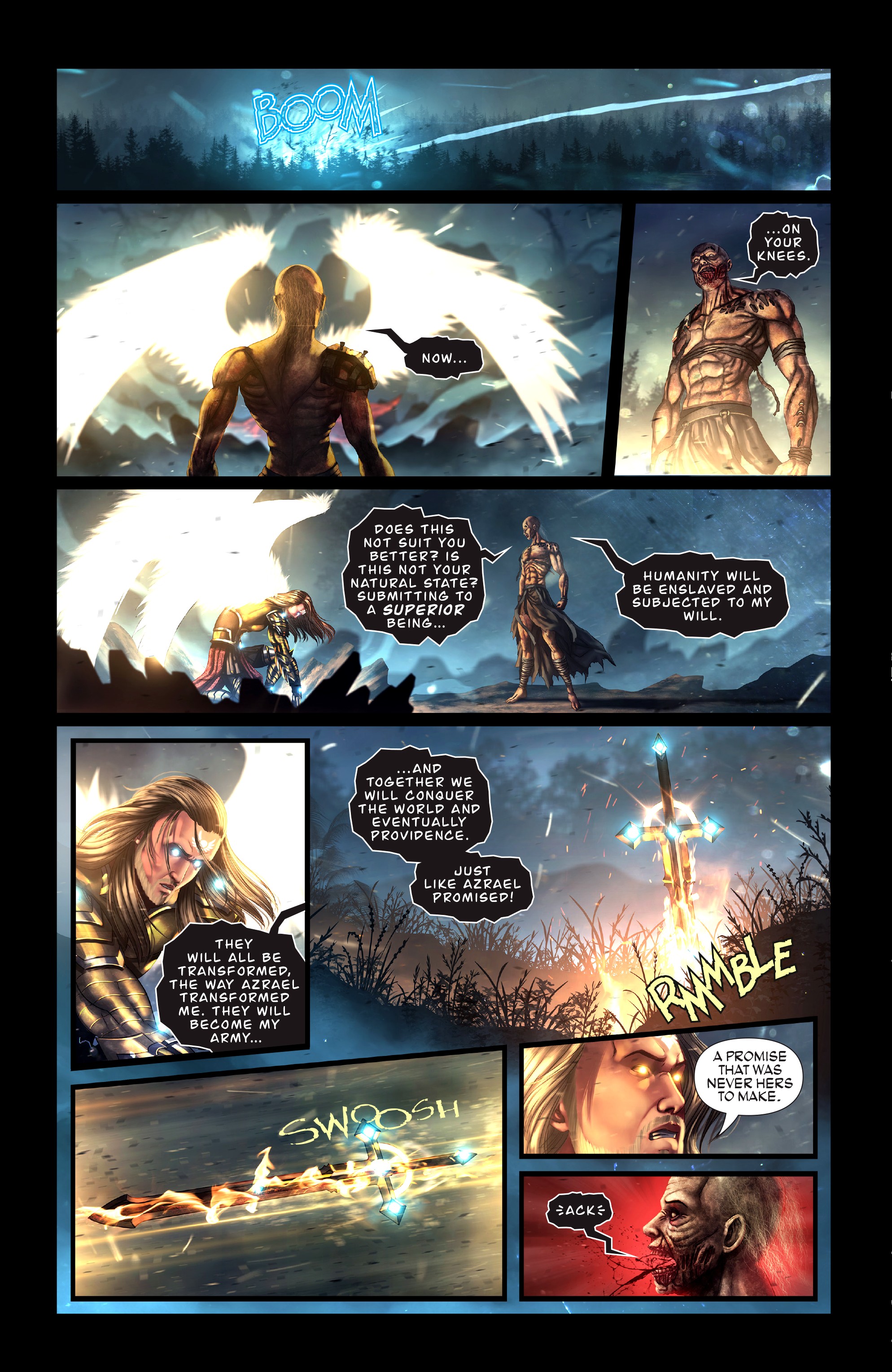 Read online Knights of the Golden Sun comic -  Issue #7 - 23