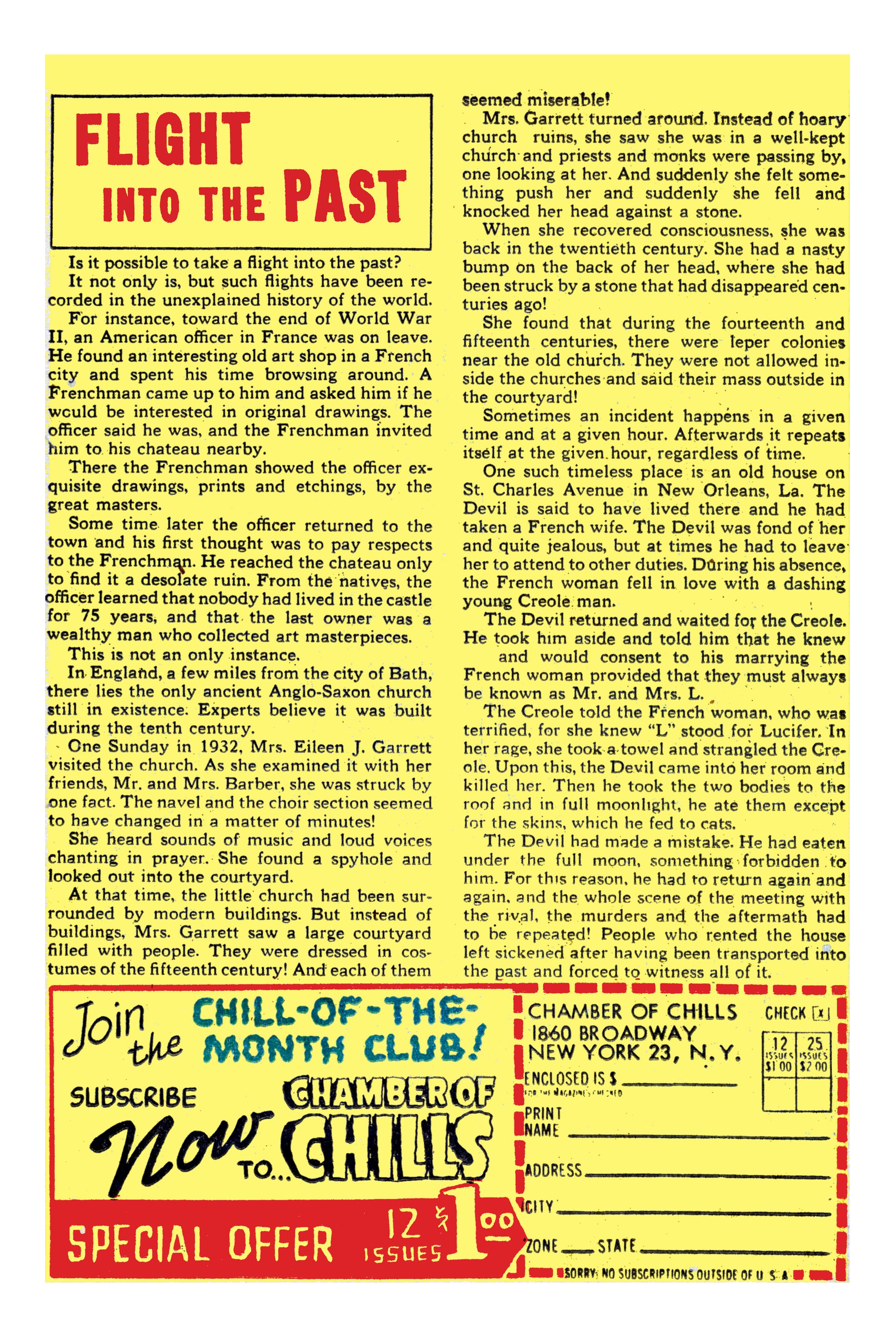 Read online Chamber of Chills (1951) comic -  Issue #14 - 19