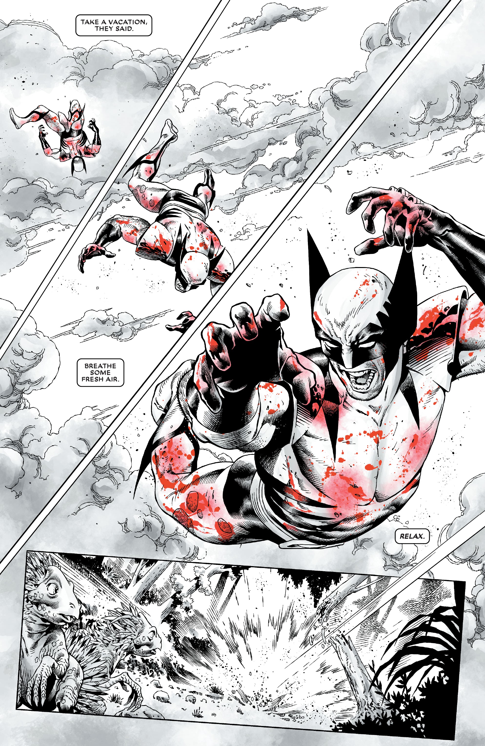 Read online Wolverine: Black, White & Blood comic -  Issue #4 - 23