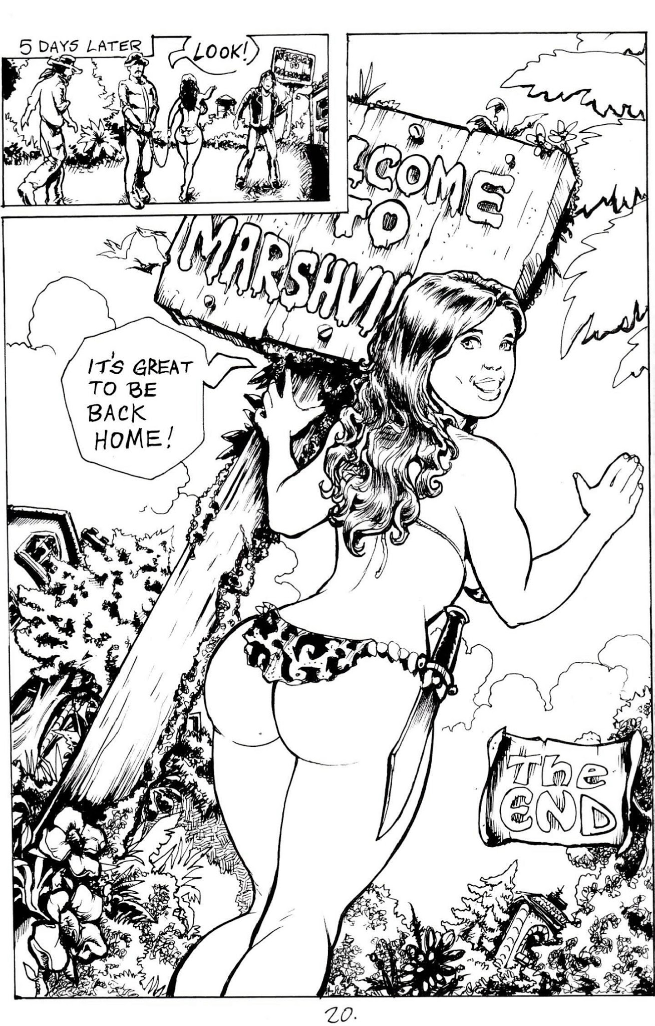 Read online Cavewoman: Mutation comic -  Issue #2 - 22